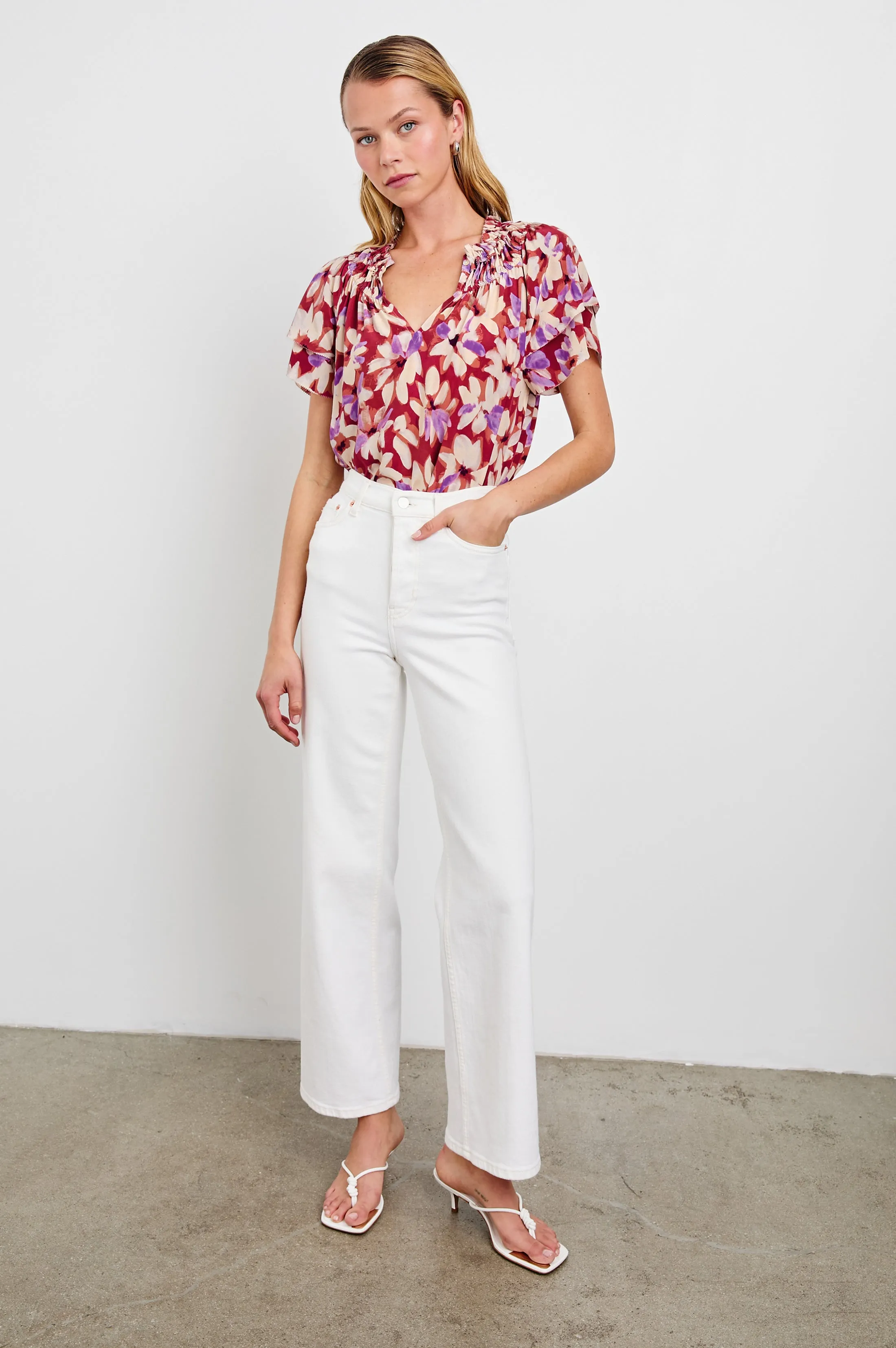 KAMILA TOP - AMARANTH sold by Rails product image thumbnail 2