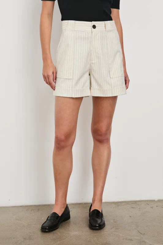 MARYAM SHORT - BIRCH PINSTRIPE sold by Rails