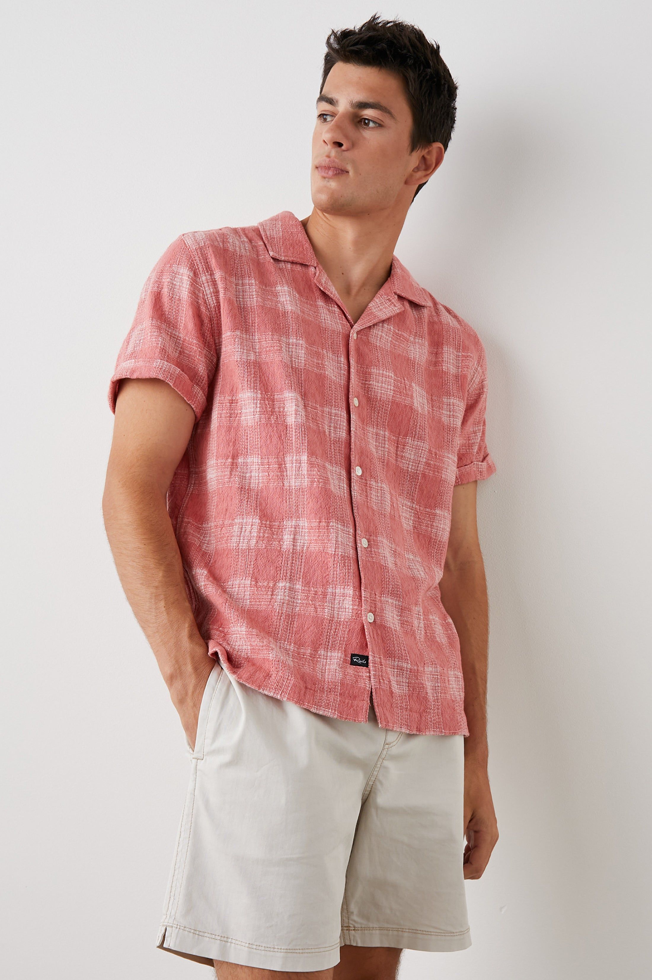 DRESDEN SHIRT - SUNRISE RED sold by Rails product image thumbnail 4