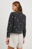 LIDO JACKET - ASH BLACK FLORAL sold by Rails