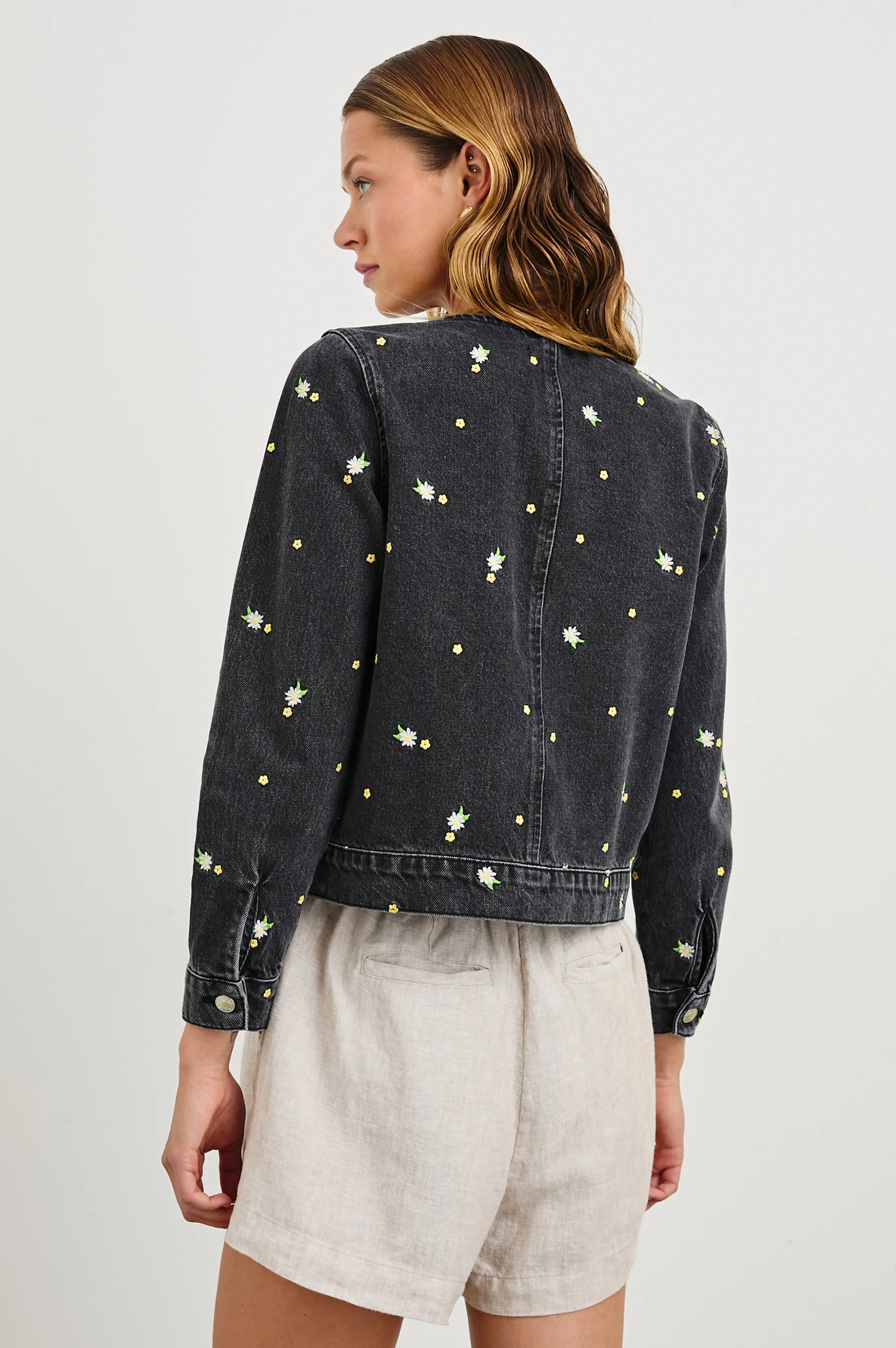 LIDO JACKET - ASH BLACK FLORAL sold by Rails product image thumbnail 5
