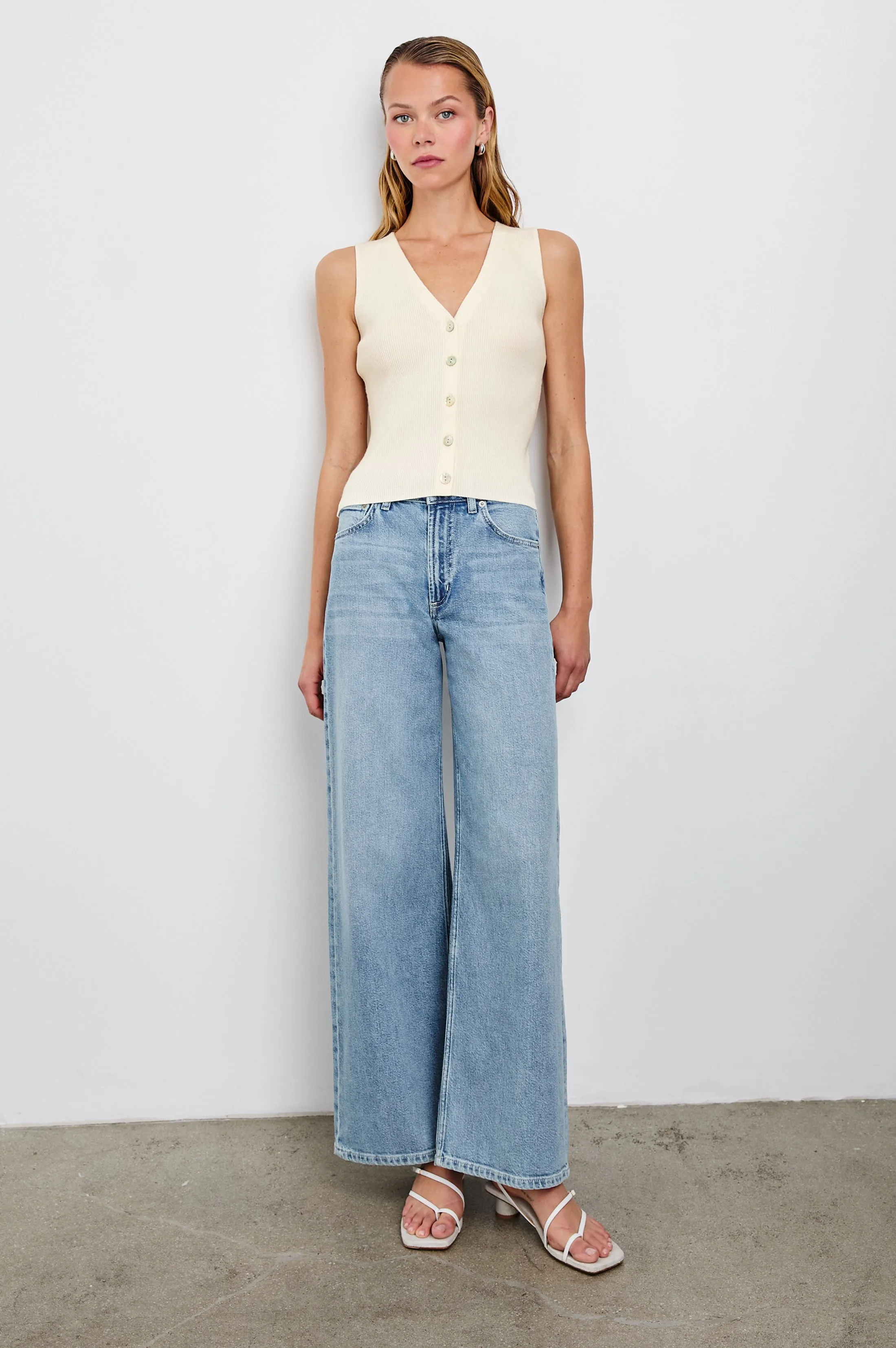 ROSA VEST - IVORY sold by Rails product image thumbnail 3