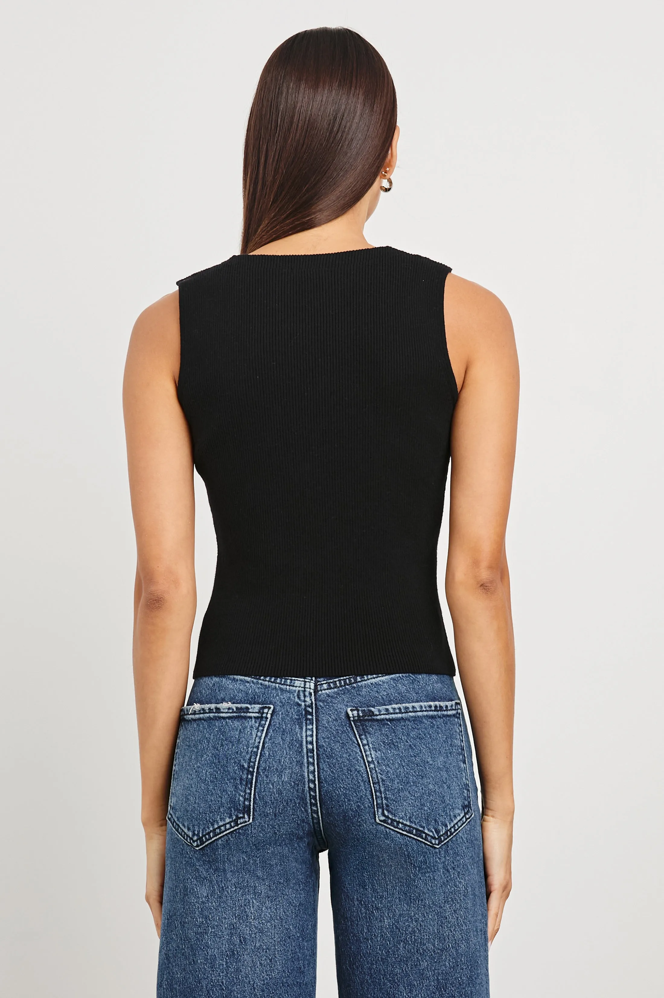 ROSA VEST - BLACK sold by Rails product image thumbnail 5
