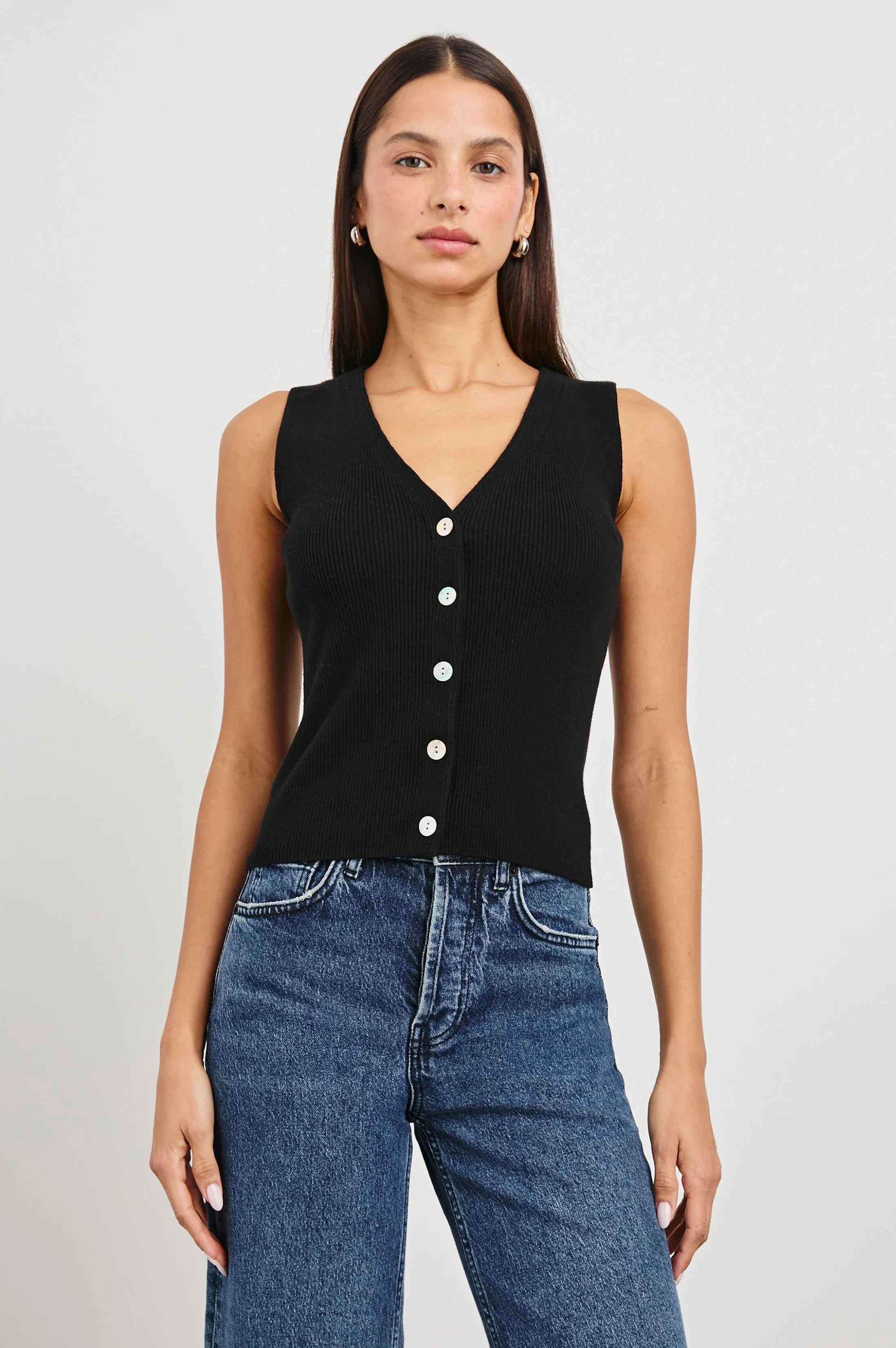 ROSA VEST - BLACK sold by Rails product image thumbnail 4