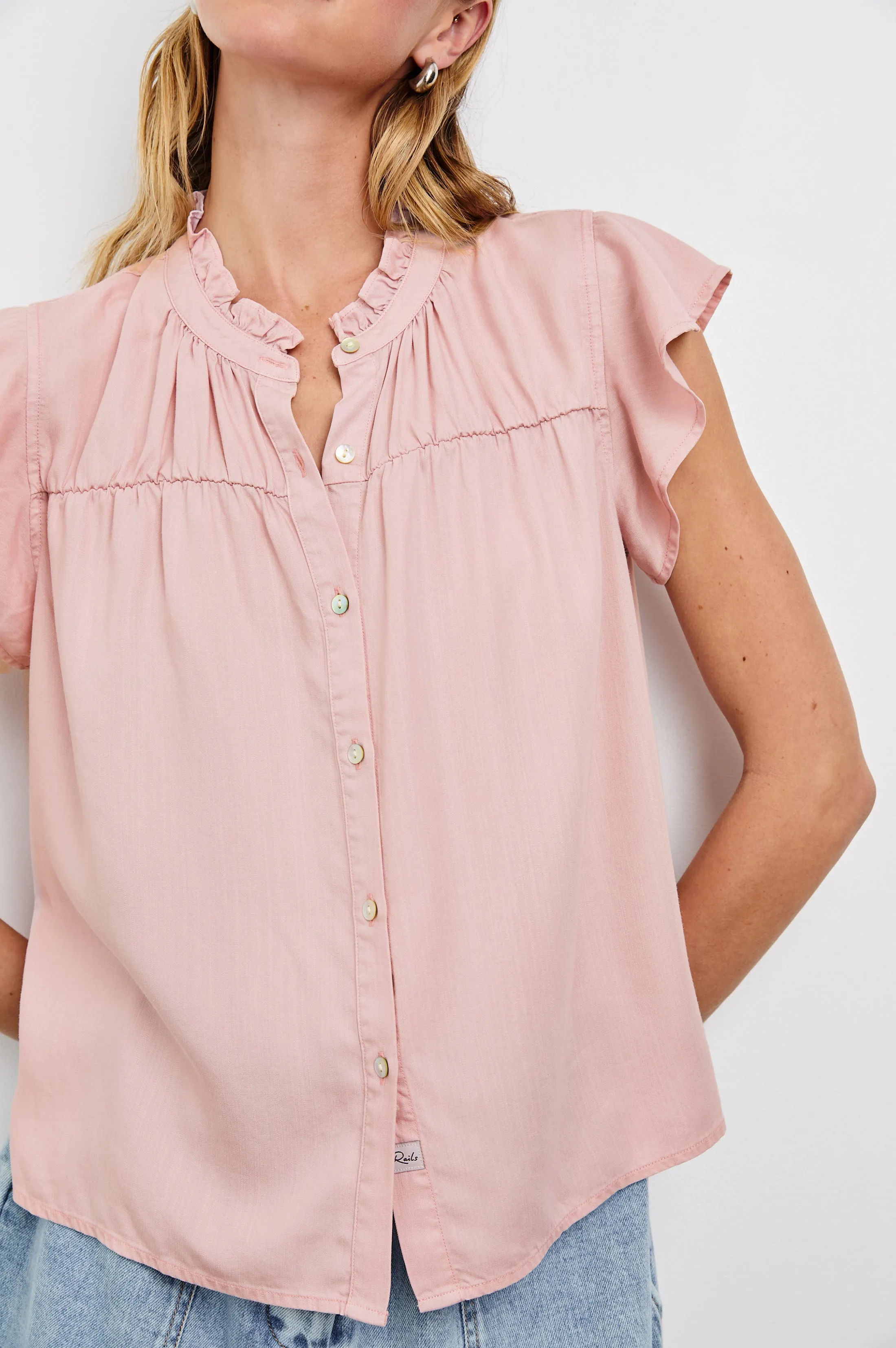 RUTHIE TOP - DUSTY ROSE sold by Rails product image thumbnail 2
