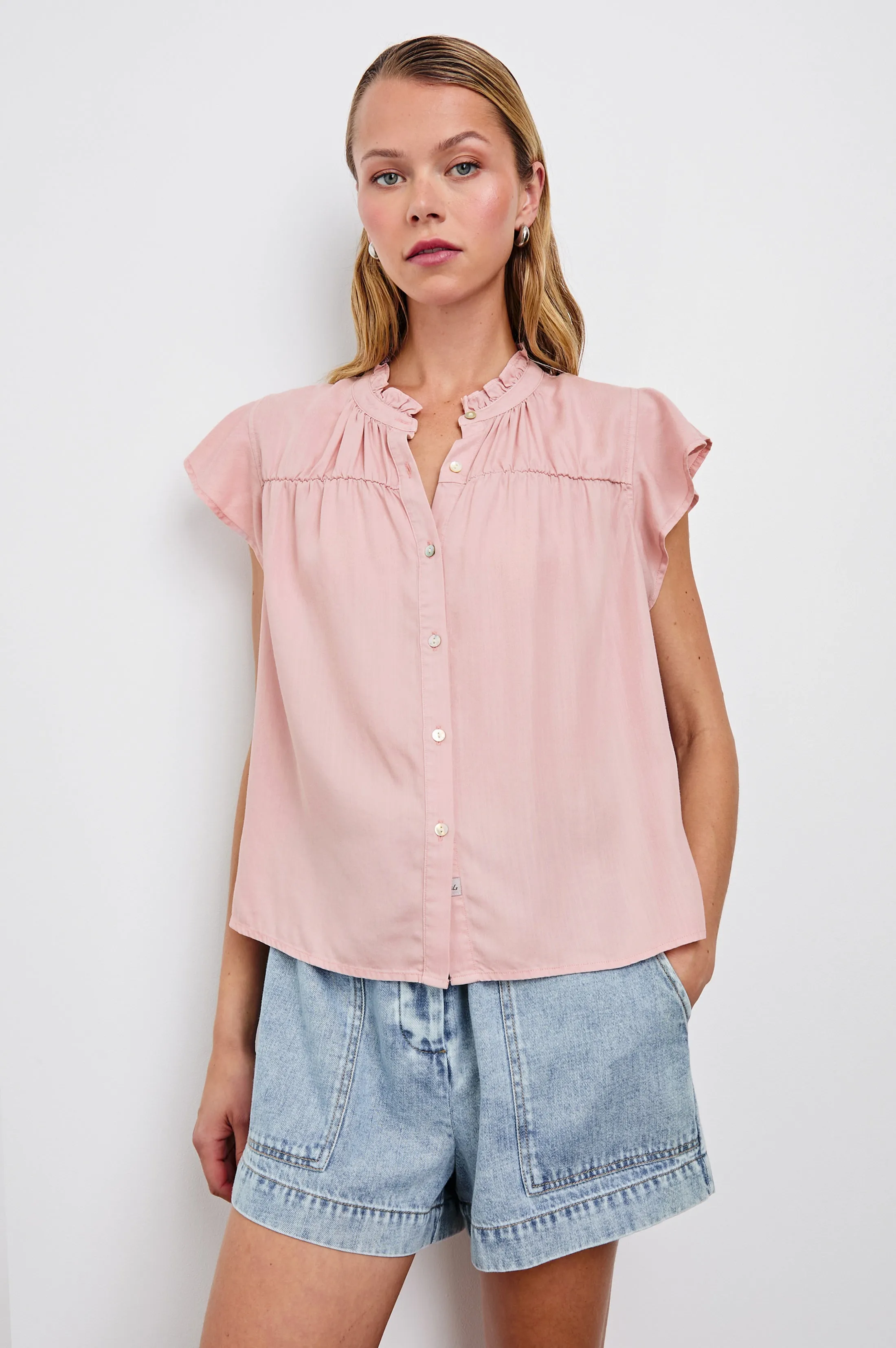 RUTHIE TOP - DUSTY ROSE sold by Rails product image thumbnail 3