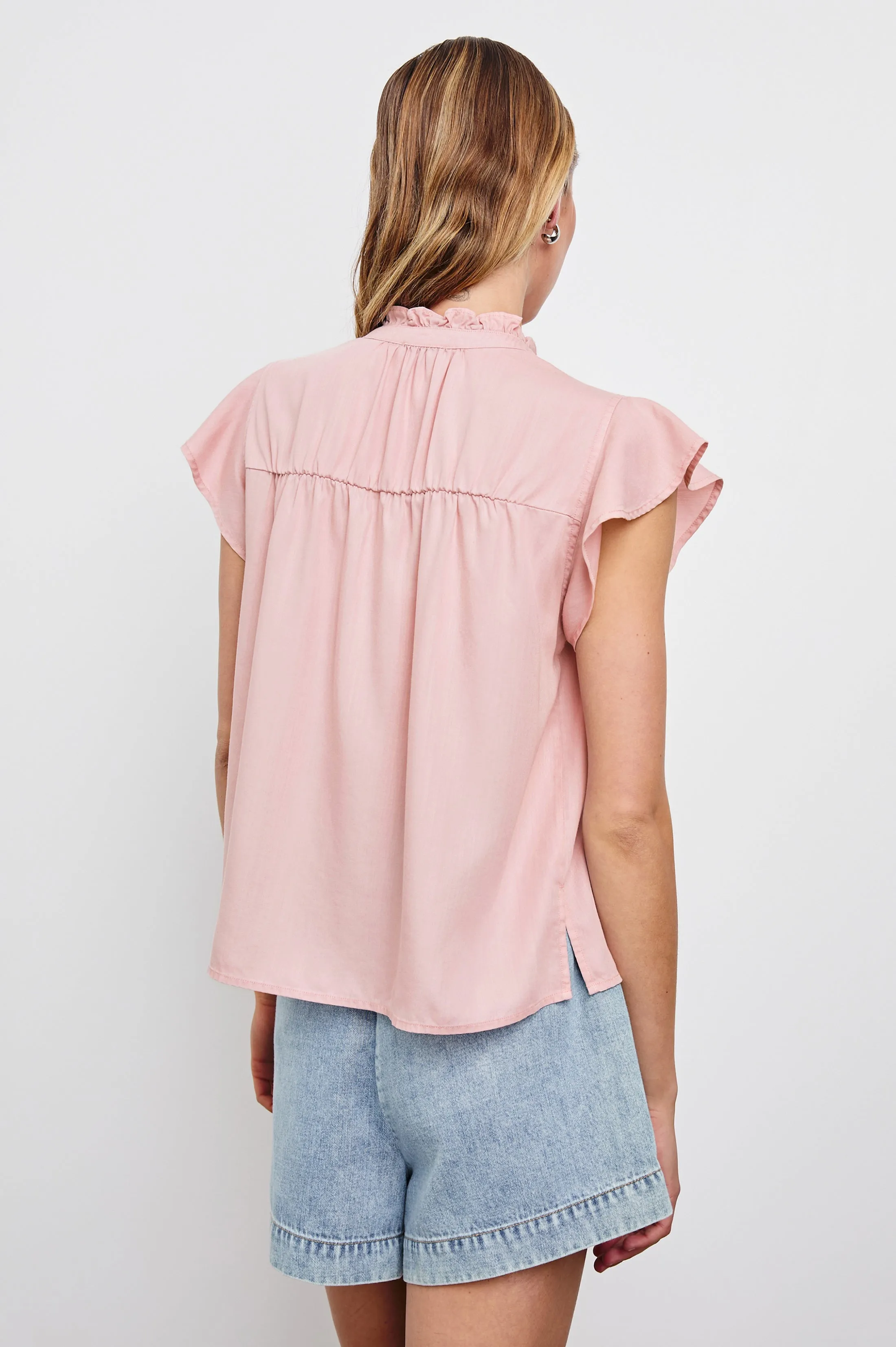RUTHIE TOP - DUSTY ROSE sold by Rails product image thumbnail 5