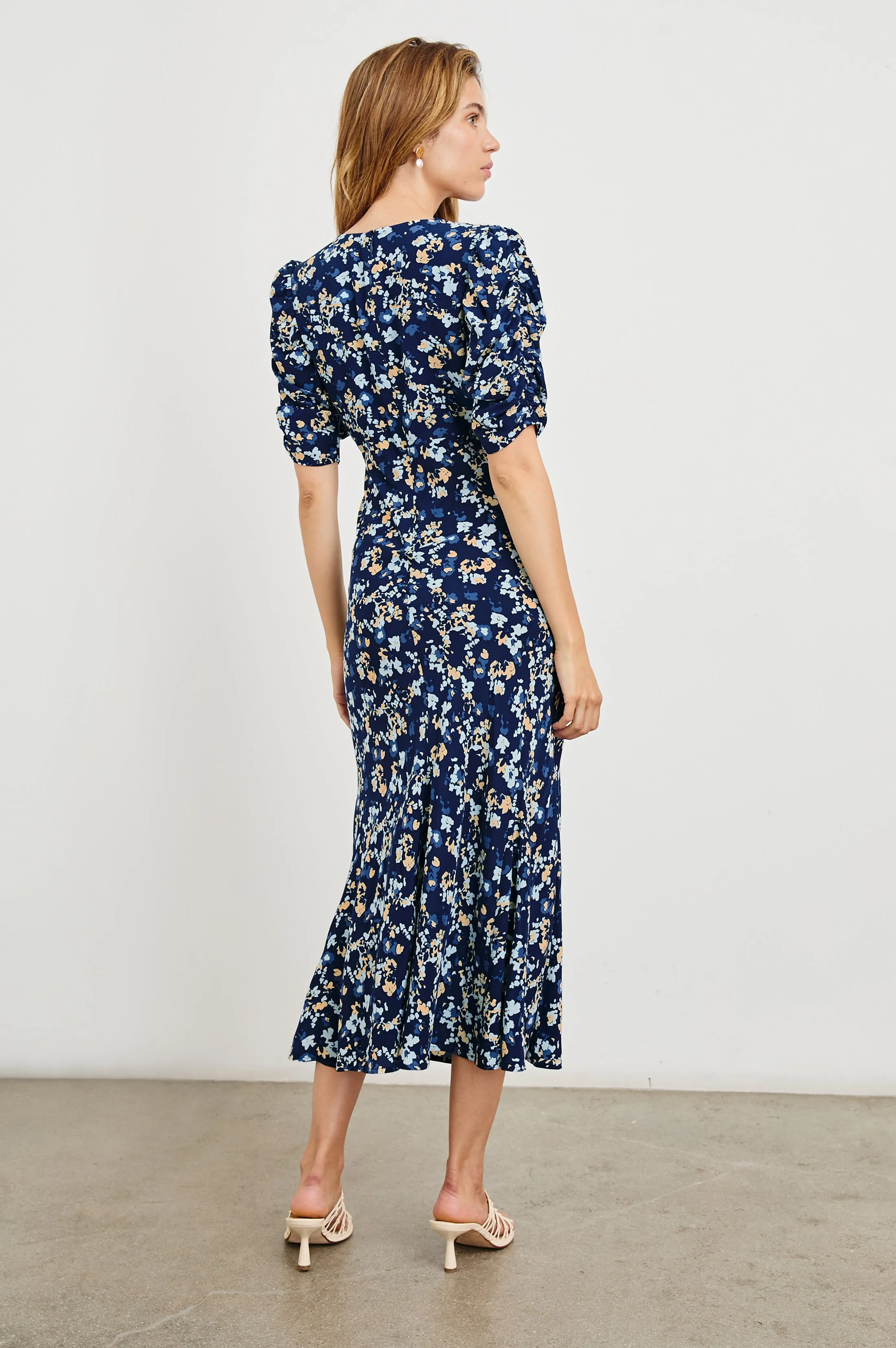 ZARIAH DRESS - NAVY FLORA sold by Rails product image thumbnail 5
