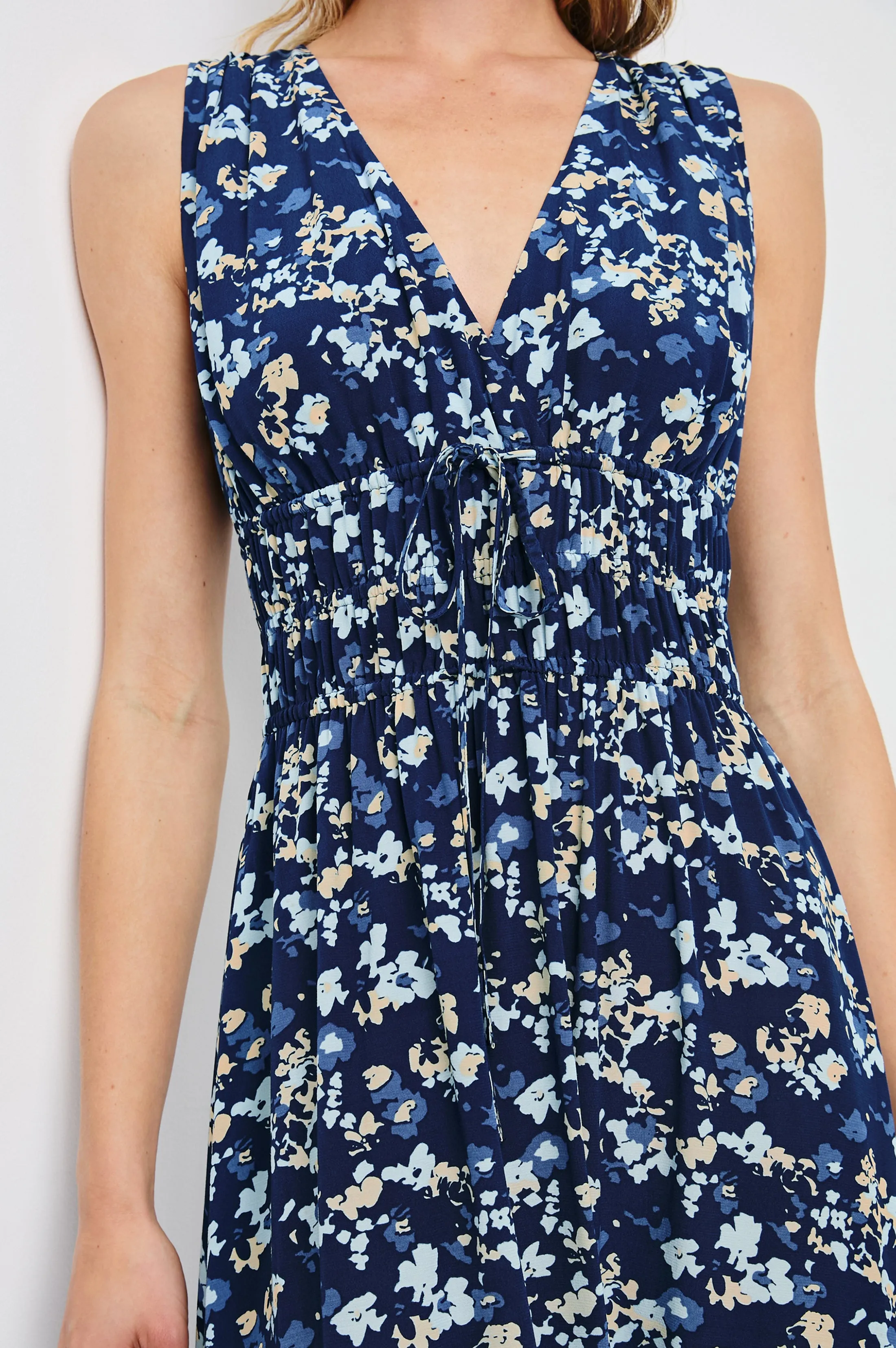 LILITH DRESS - NAVY FLORA sold by Rails product image thumbnail 2