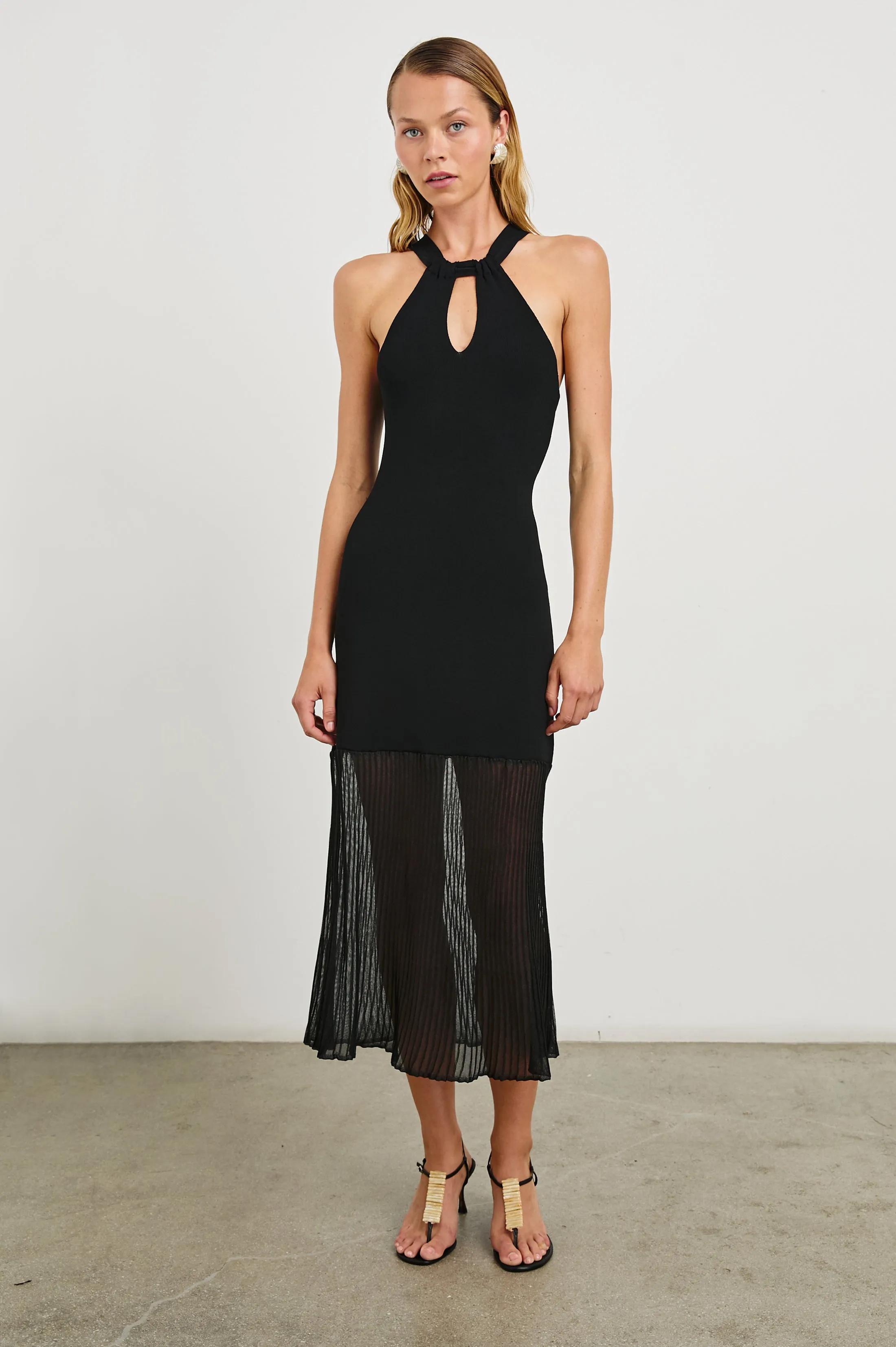 MARLIN DRESS - BLACK sold by Rails