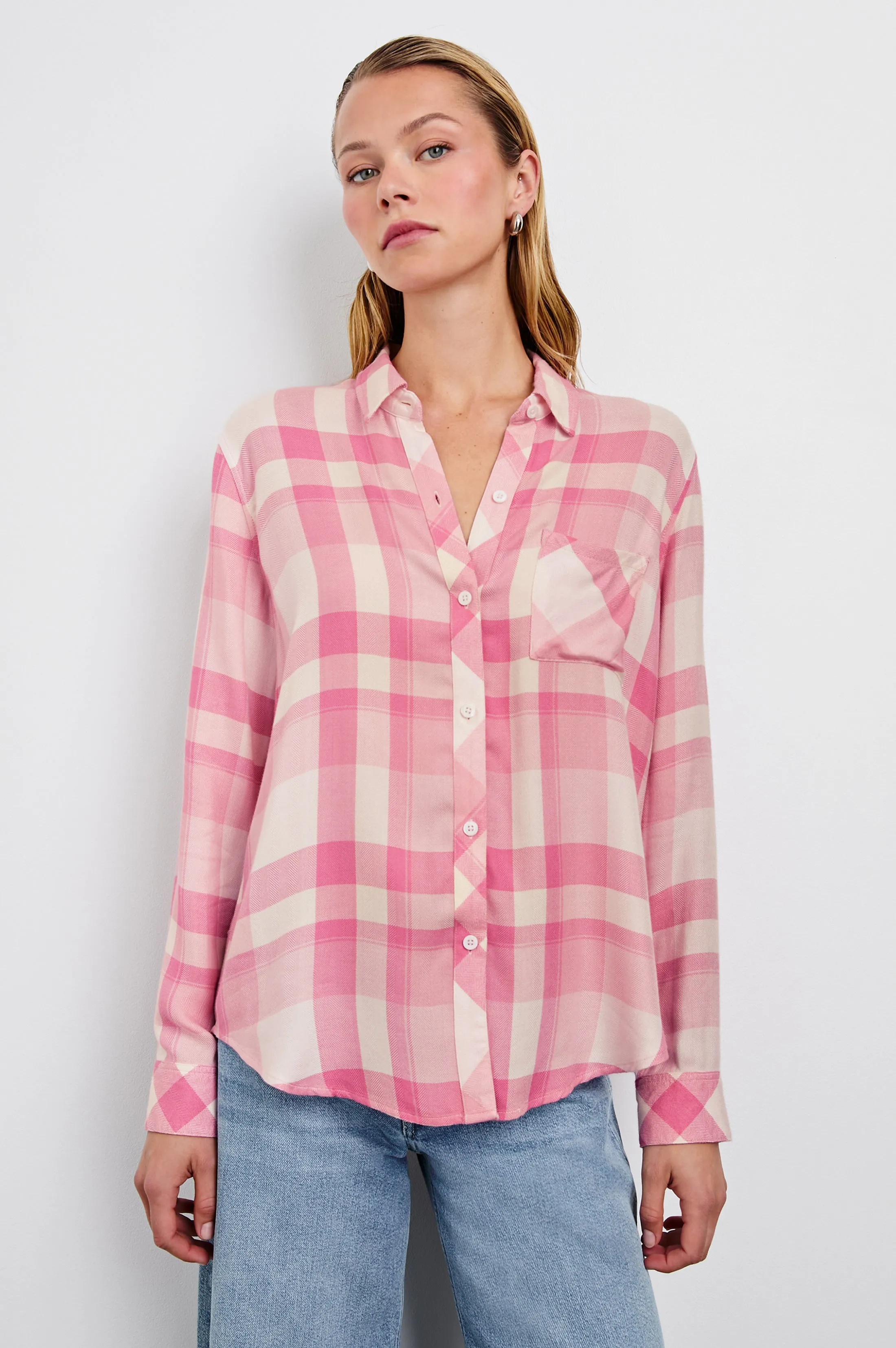 HUNTER SHIRT - IVORY ROSE sold by Rails product image thumbnail 3