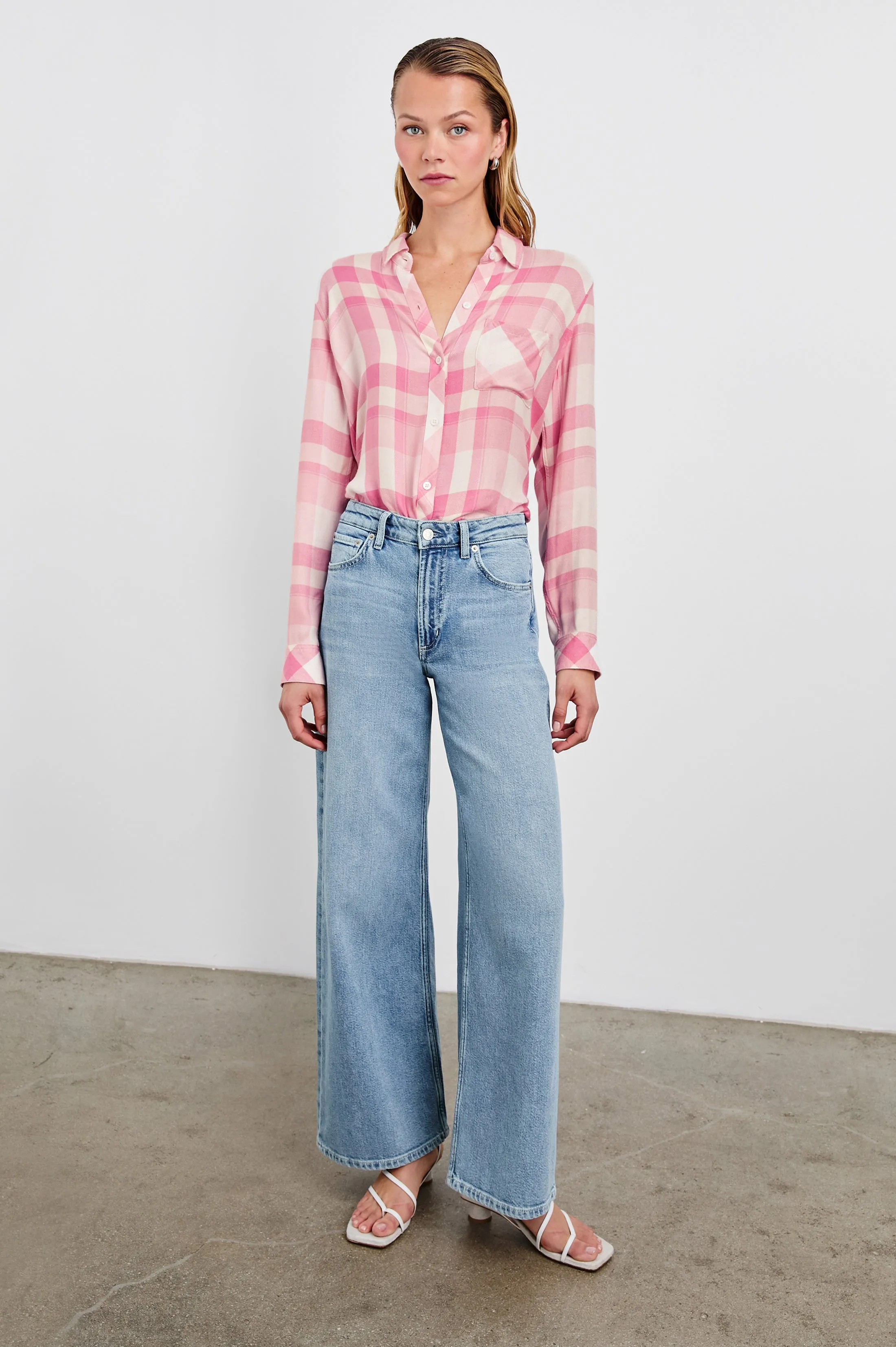 HUNTER SHIRT - IVORY ROSE sold by Rails product image thumbnail 4