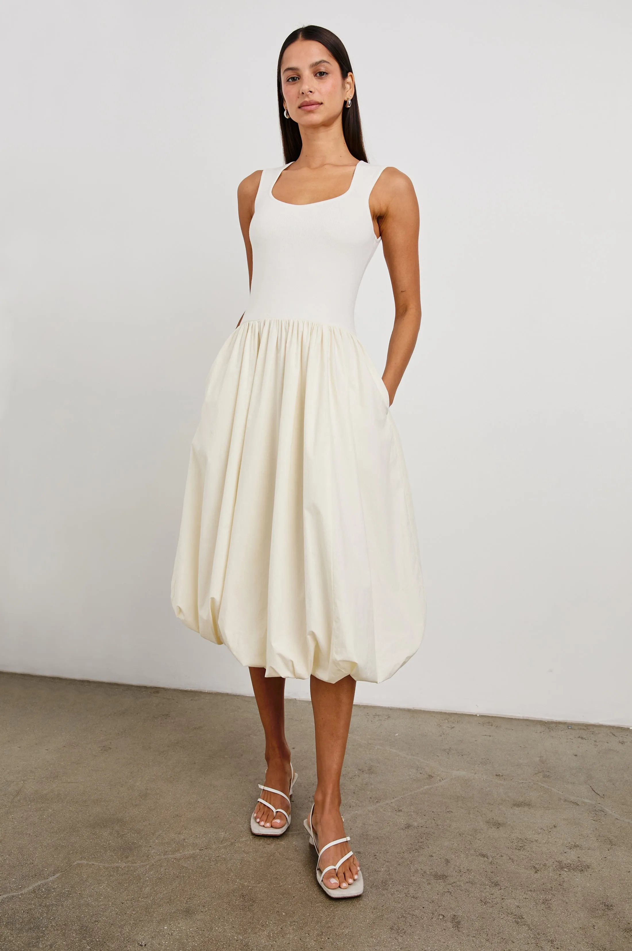 ROSALIND DRESS - IVORY sold by Rails
