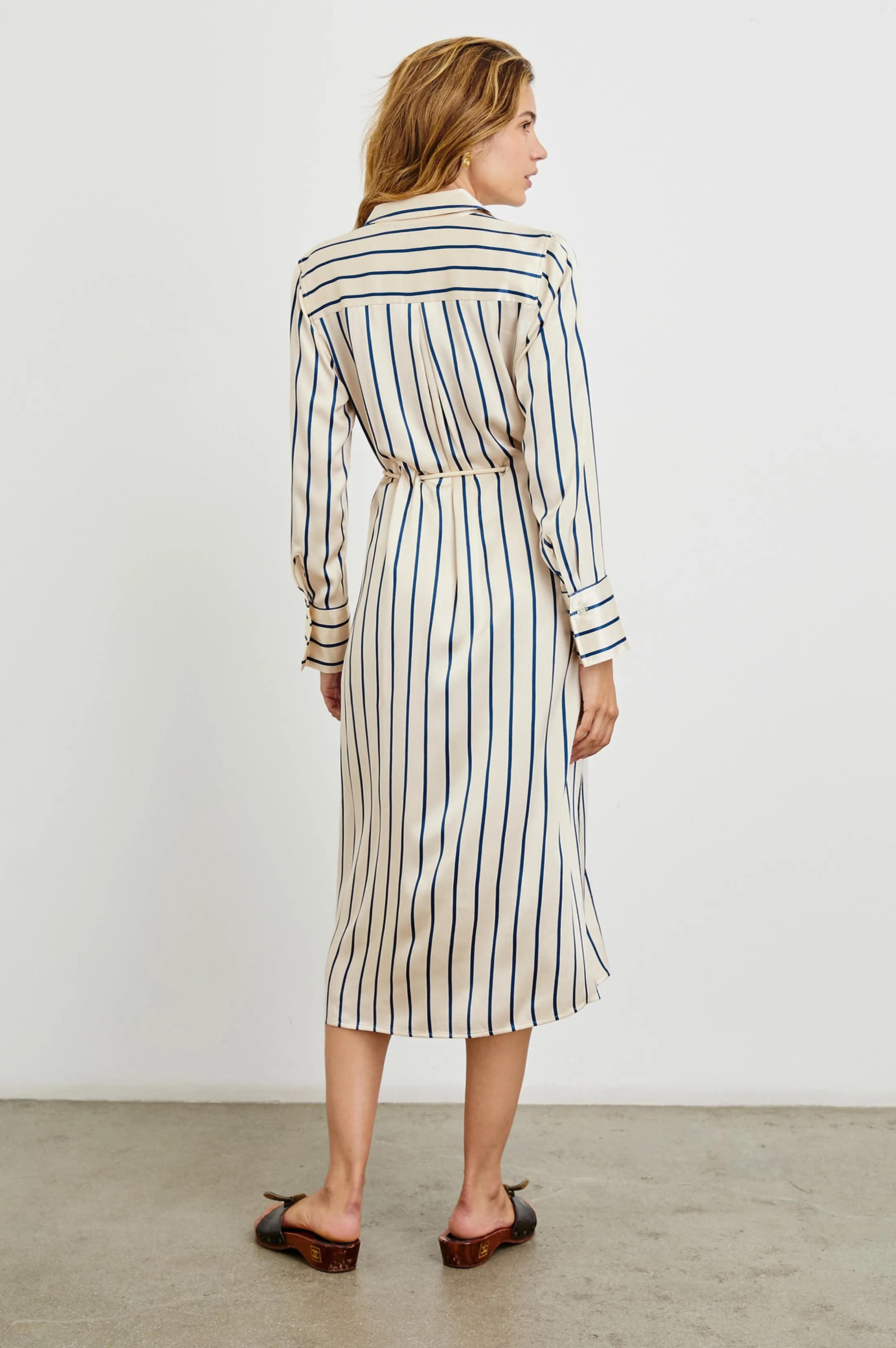 ANINA DRESS - CERAMIC NAVY STRIPE sold by Rails product image thumbnail 5