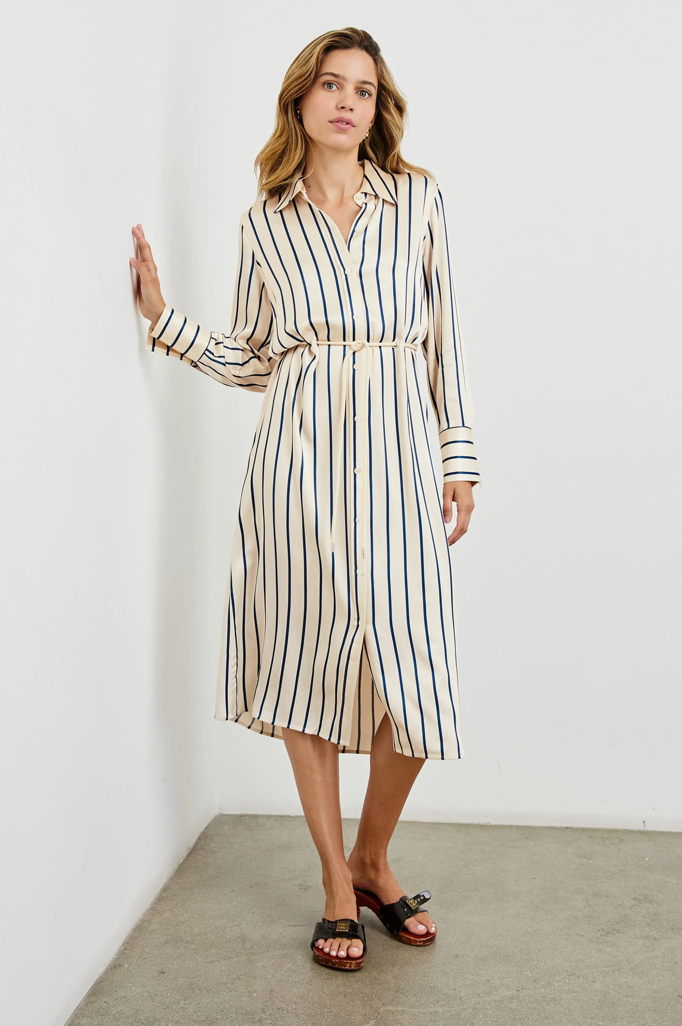ANINA DRESS - CERAMIC NAVY STRIPE sold by Rails product image thumbnail 4