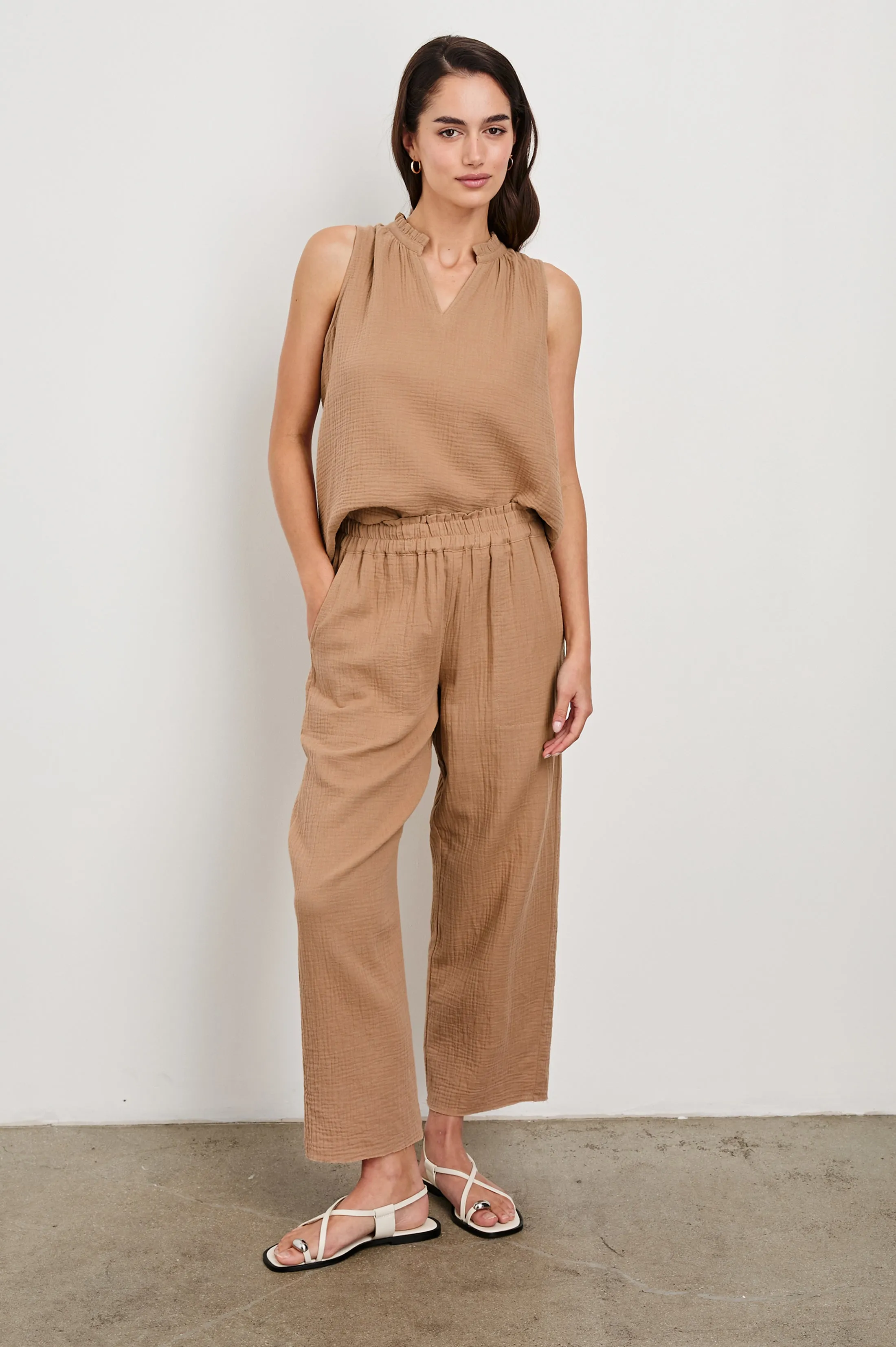 CHRISTY TOP - TAUPE sold by Rails product image thumbnail 4