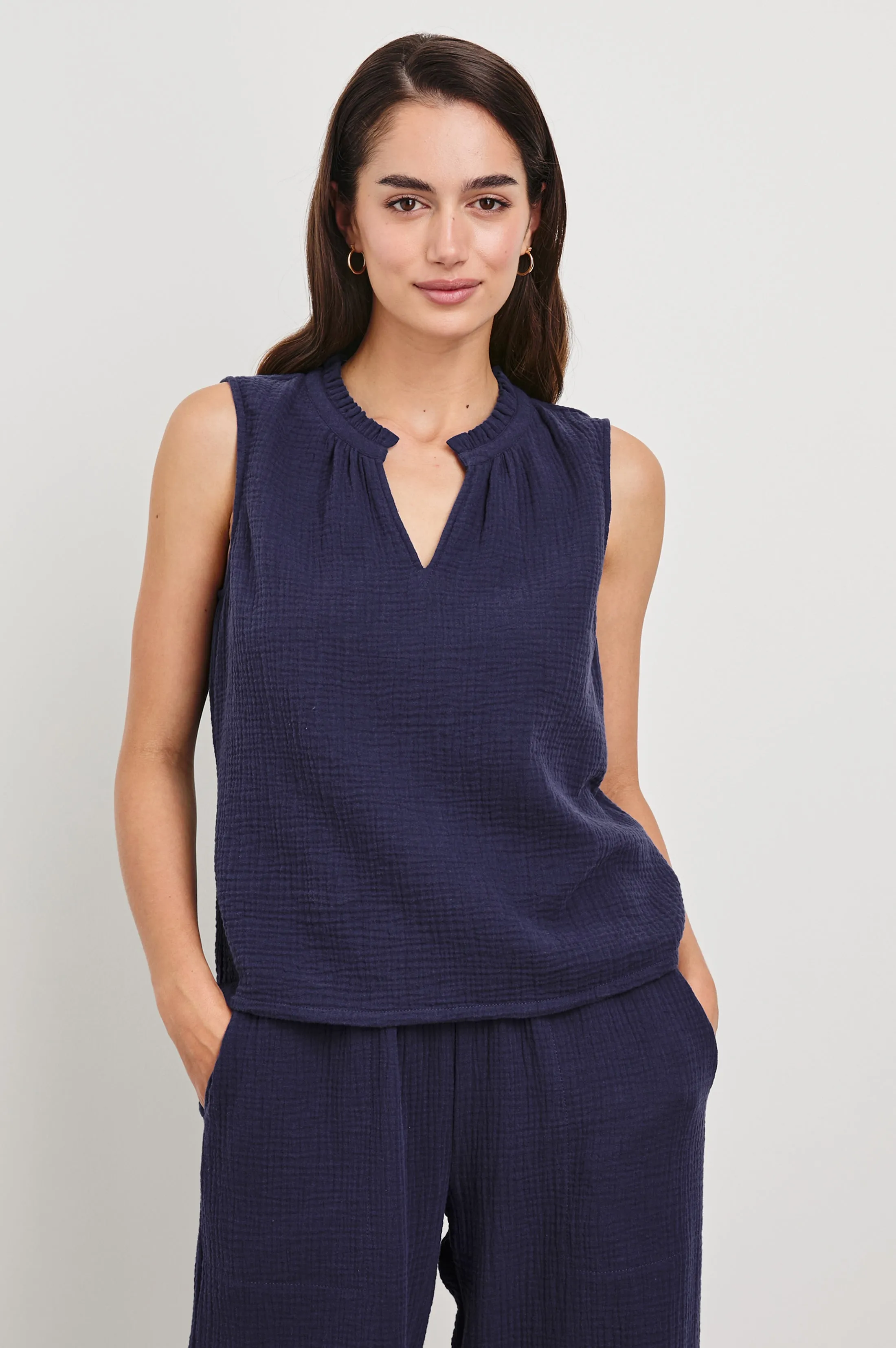 CHRISTY TOP - ADMIRAL BLUE sold by Rails