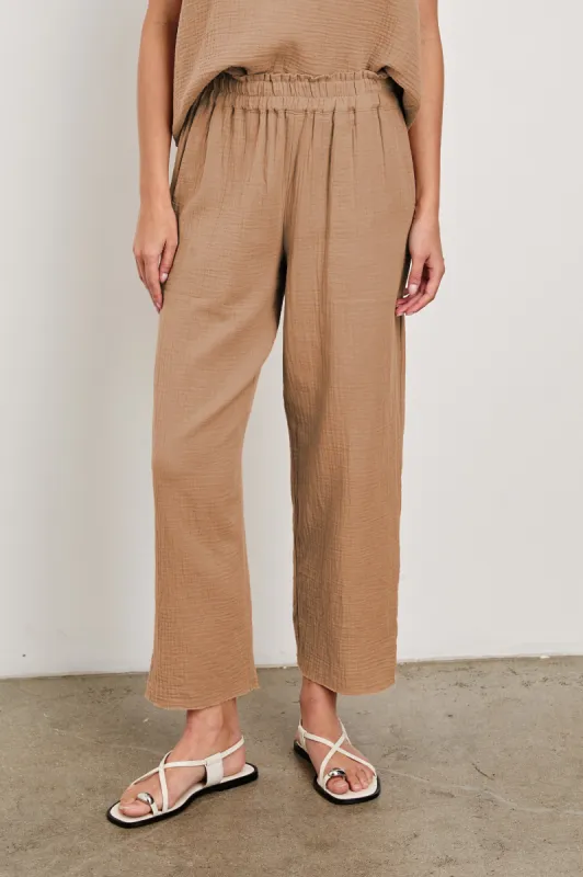 LEON CROP PANT - TAUPE sold by Rails