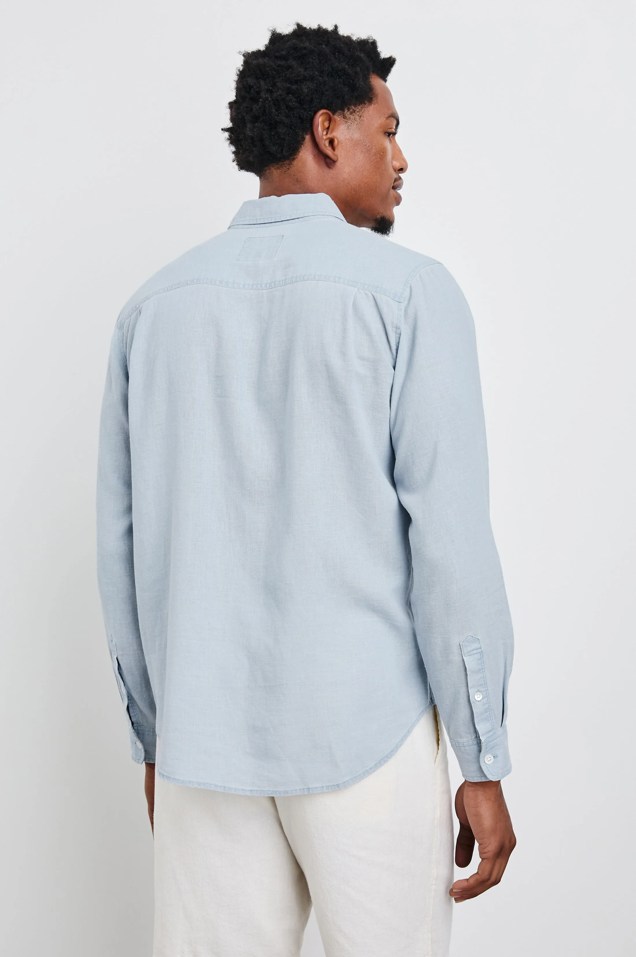 MYKONOS SHIRT - BLUE LAGOON sold by Rails product image thumbnail 4