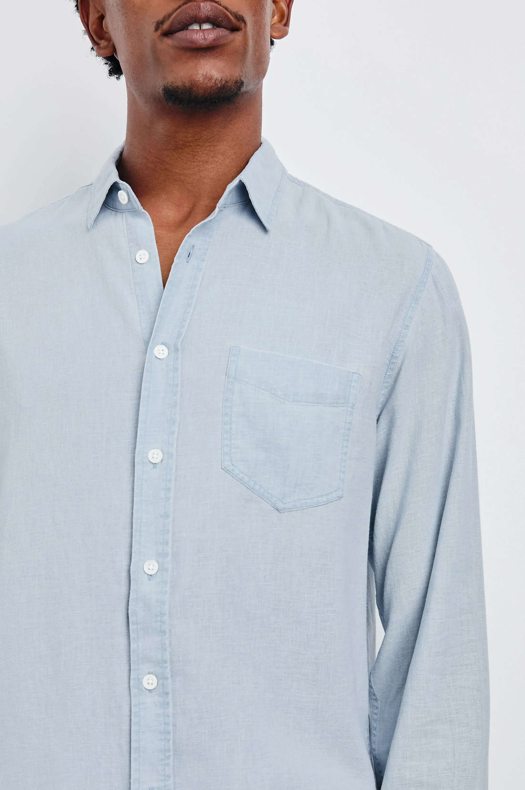 MYKONOS SHIRT - BLUE LAGOON sold by Rails product image thumbnail 2