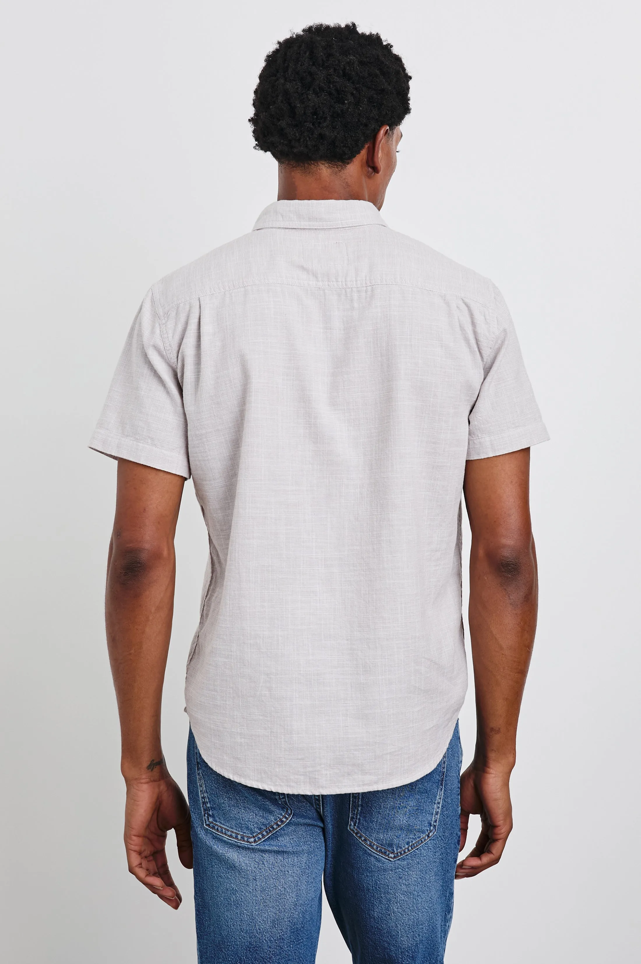FAIRFAX SHIRT - TAHINI ETCH sold by Rails product image thumbnail 5