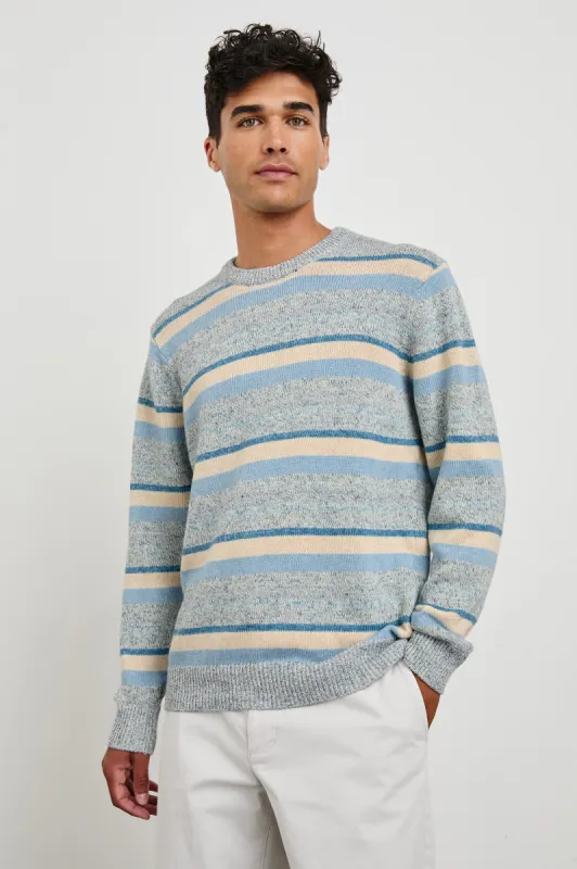 OLSEN SWEATER - BLUE STRIPE sold by Rails