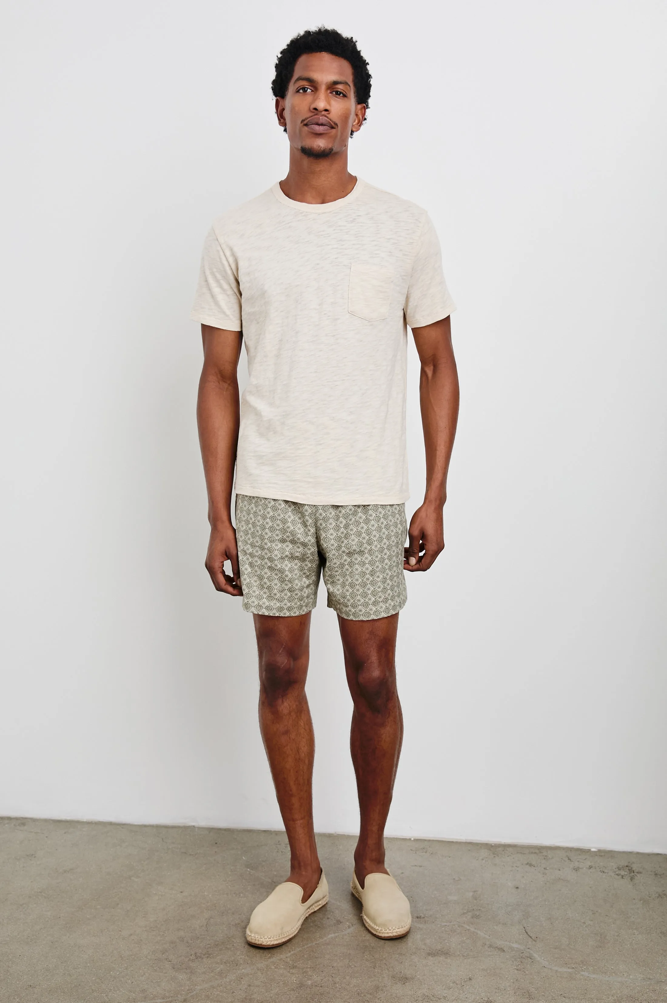 ARIES SHORT - DIAMOND OAT OLIVE sold by Rails product image thumbnail 3