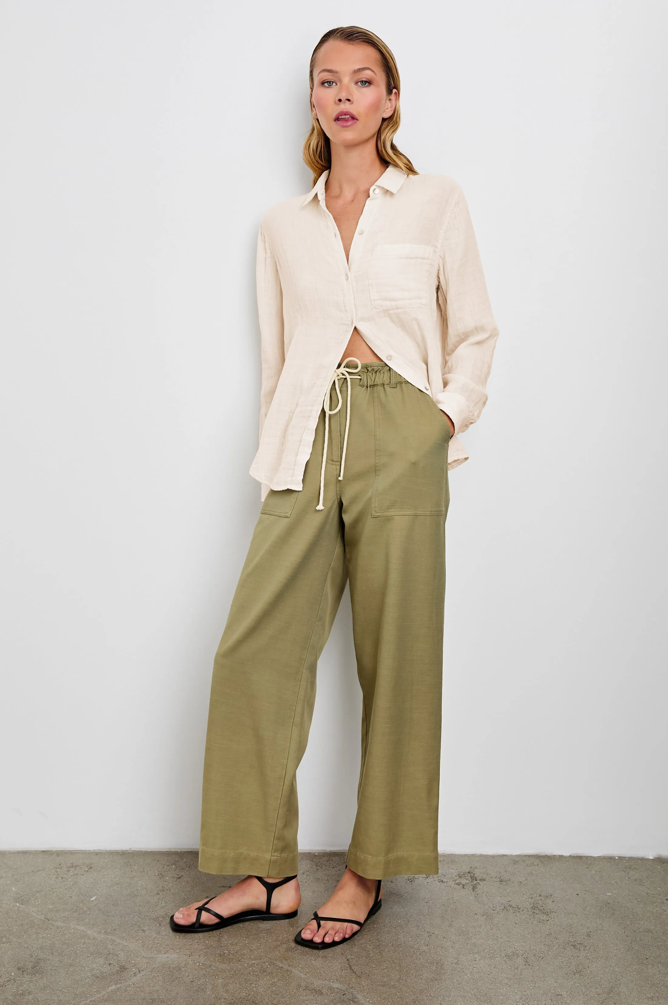 ELLIS SHIRT - BIRCH sold by Rails product image thumbnail 4