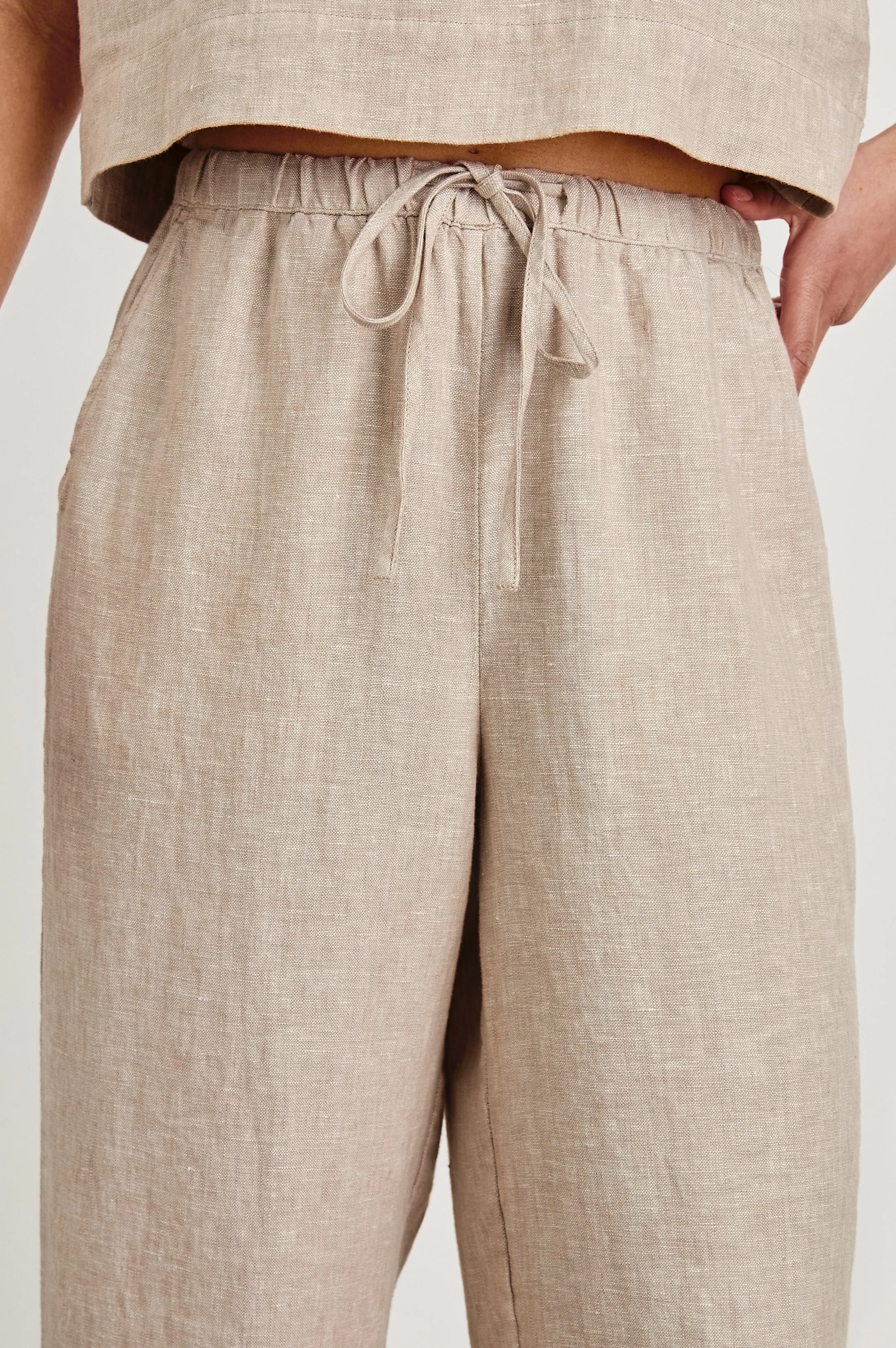 EMMIE PANT - HEATHERED FLAX sold by Rails product image thumbnail 2