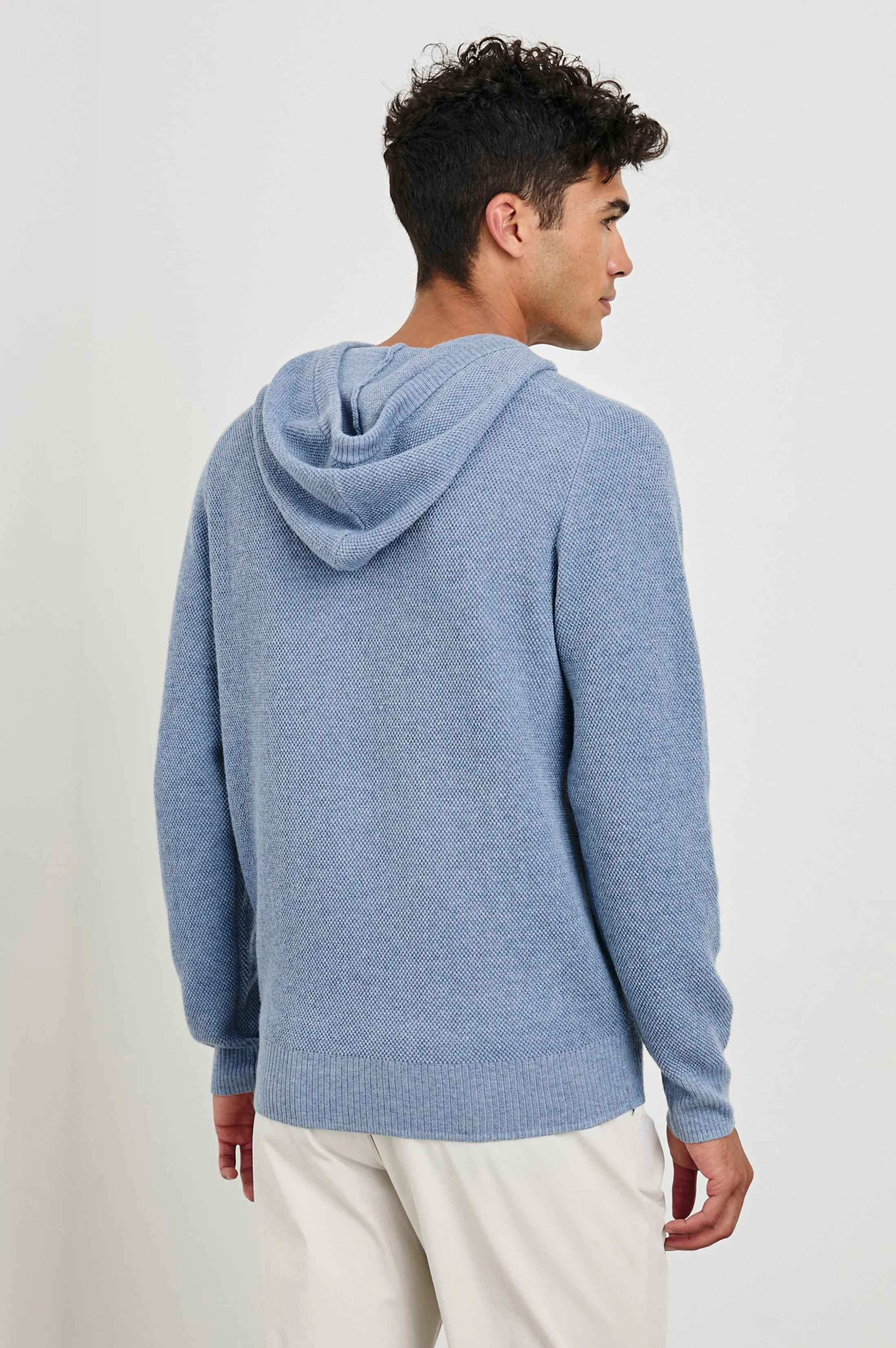 MATADOR HOODIE - LIGHT BLUE HEATHER sold by Rails product image thumbnail 5