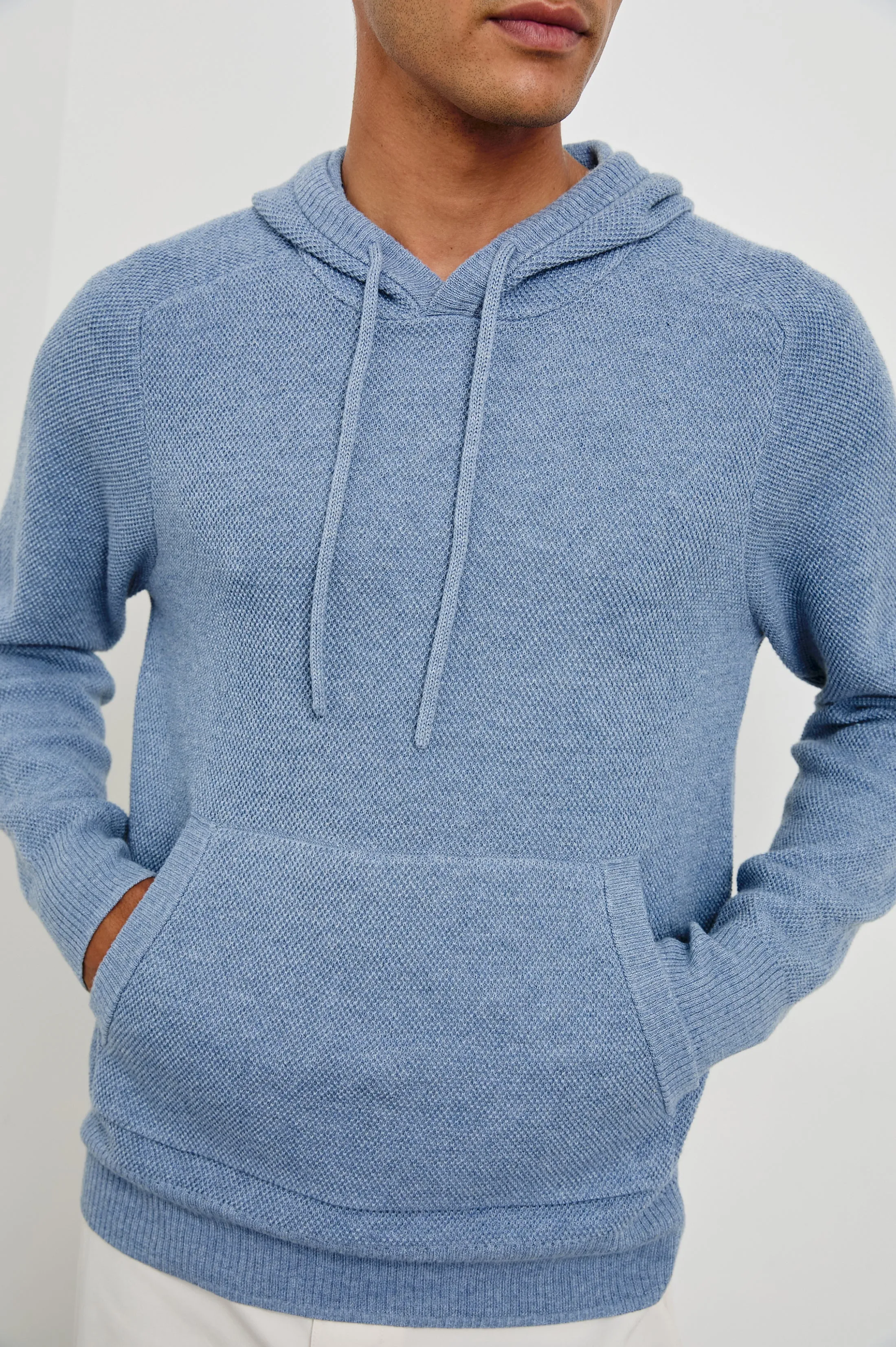 MATADOR HOODIE - LIGHT BLUE HEATHER sold by Rails product image thumbnail 2