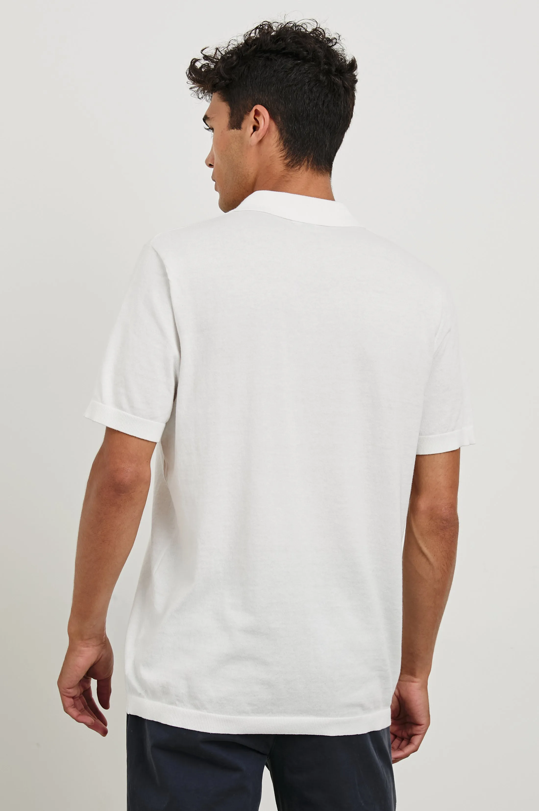 HAYDEN POLO SHIRT - WHITE sold by Rails product image thumbnail 4