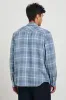 WYATT SHIRT - BLUE EBI MELANGE sold by Rails