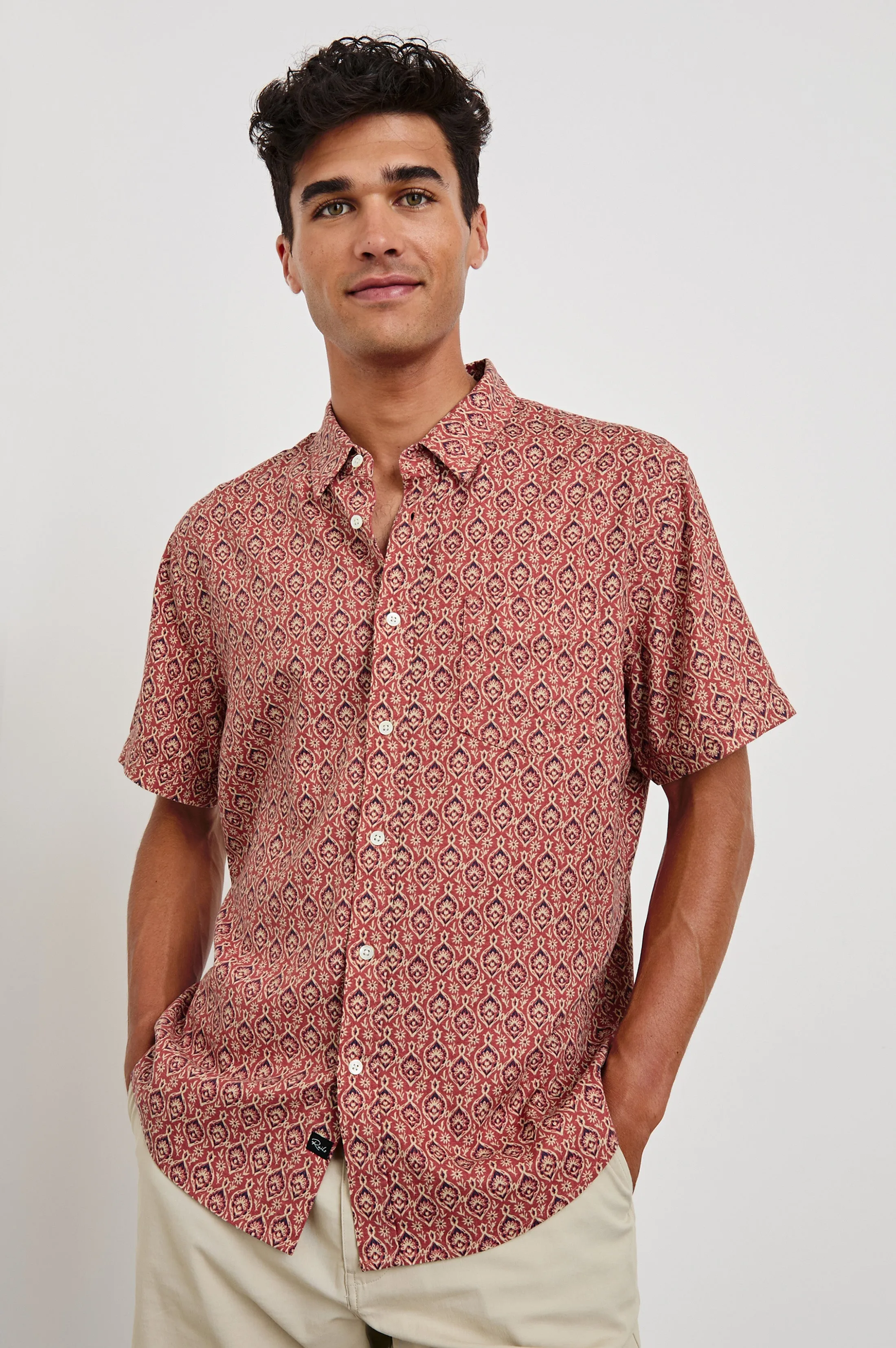 CARSON SHIRT - PENDANT BATIK ROSE sold by Rails product image thumbnail 3
