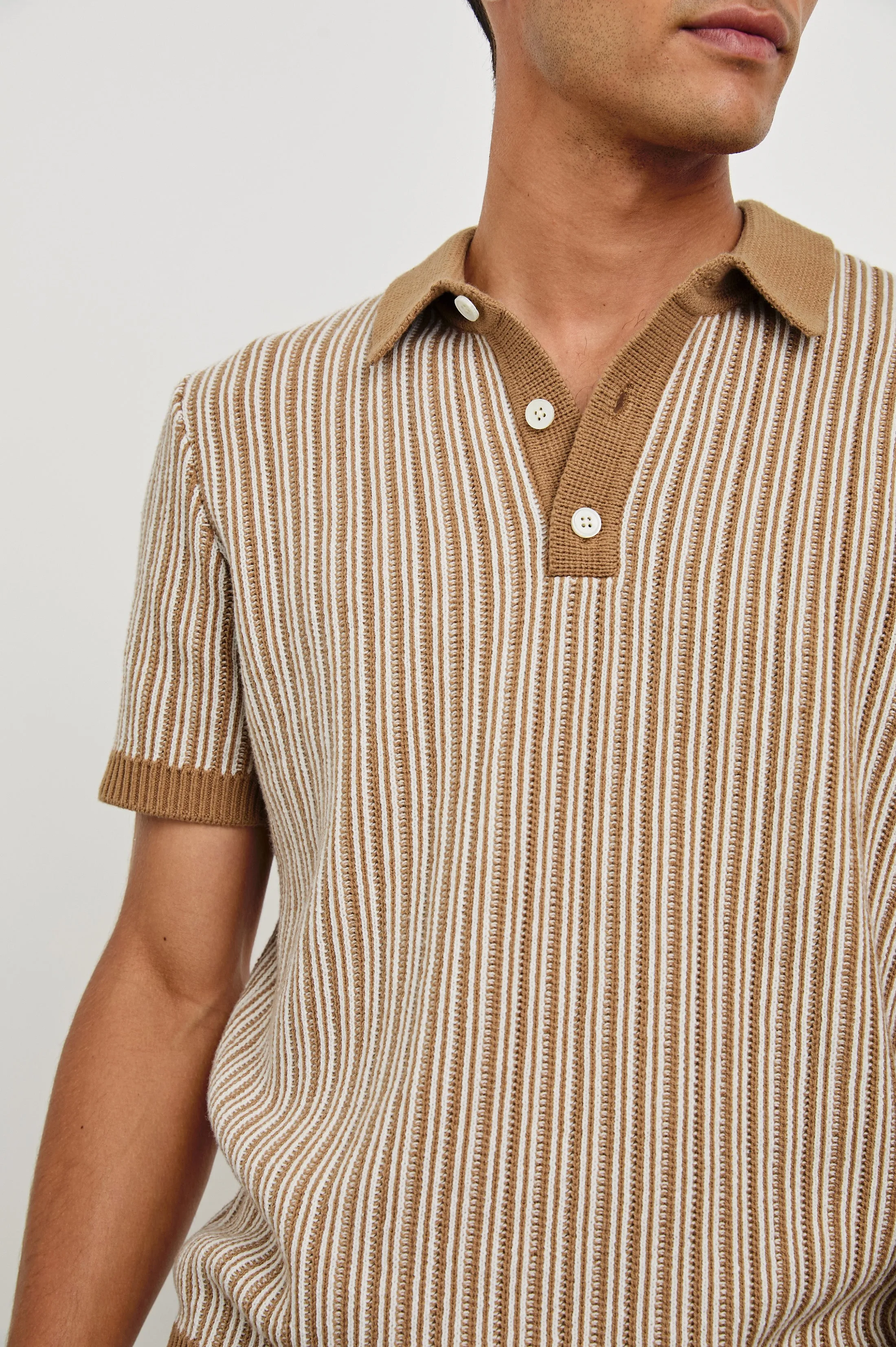 ROYCE POLO SHIRT - TAWNY WHITE sold by Rails product image thumbnail 2
