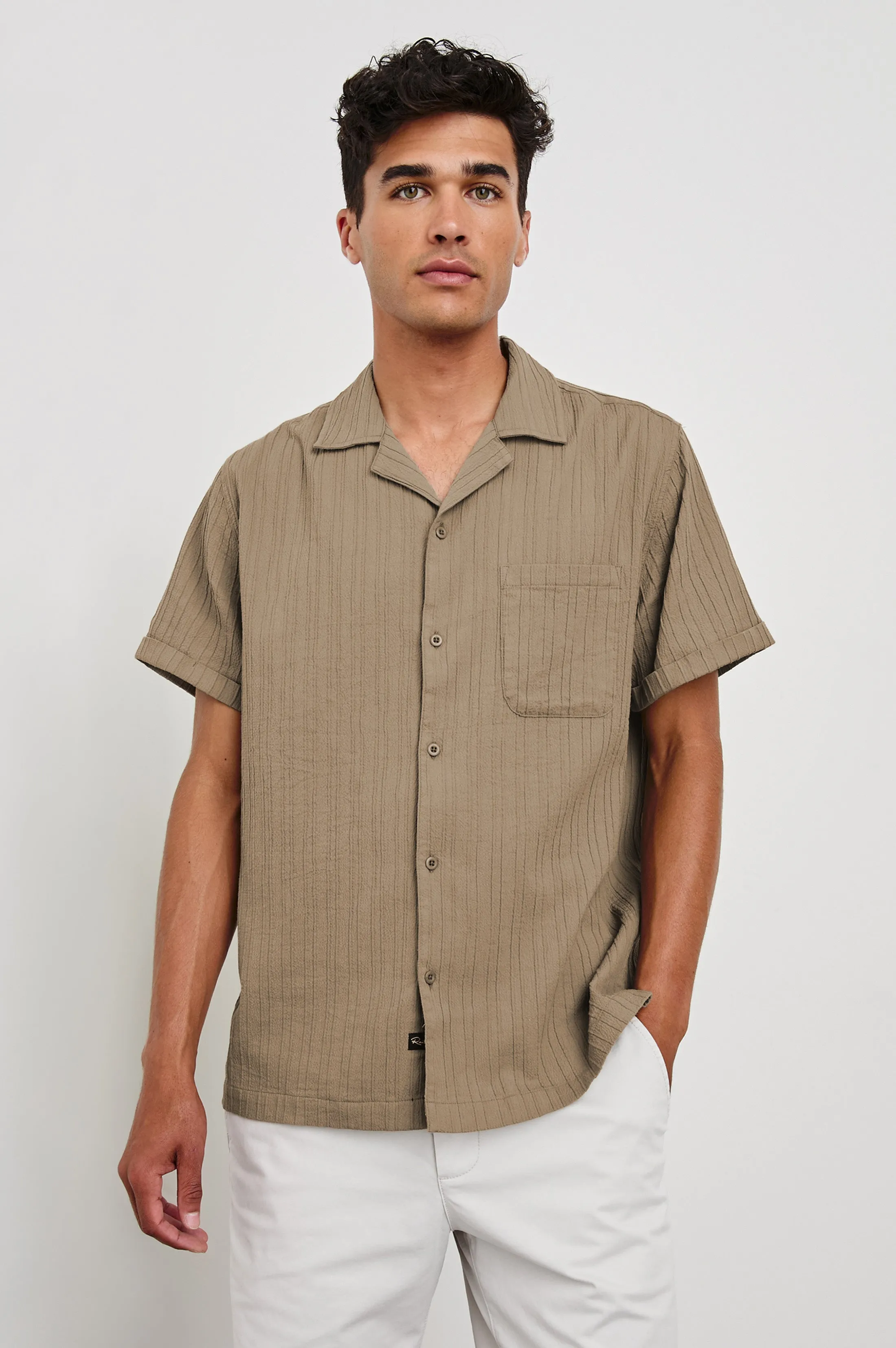 OHANA SHIRT - OLIVE sold by Rails product image thumbnail 3