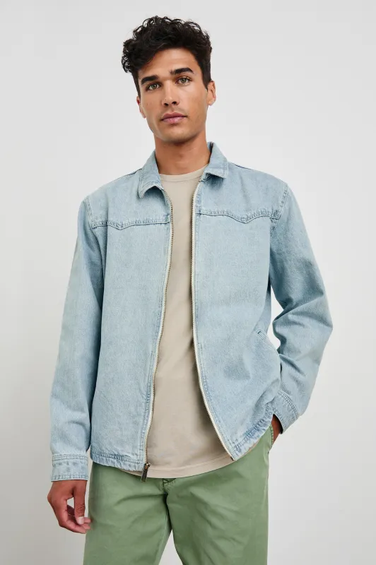COOKE JACKET - LIGHT WASH sold by Rails