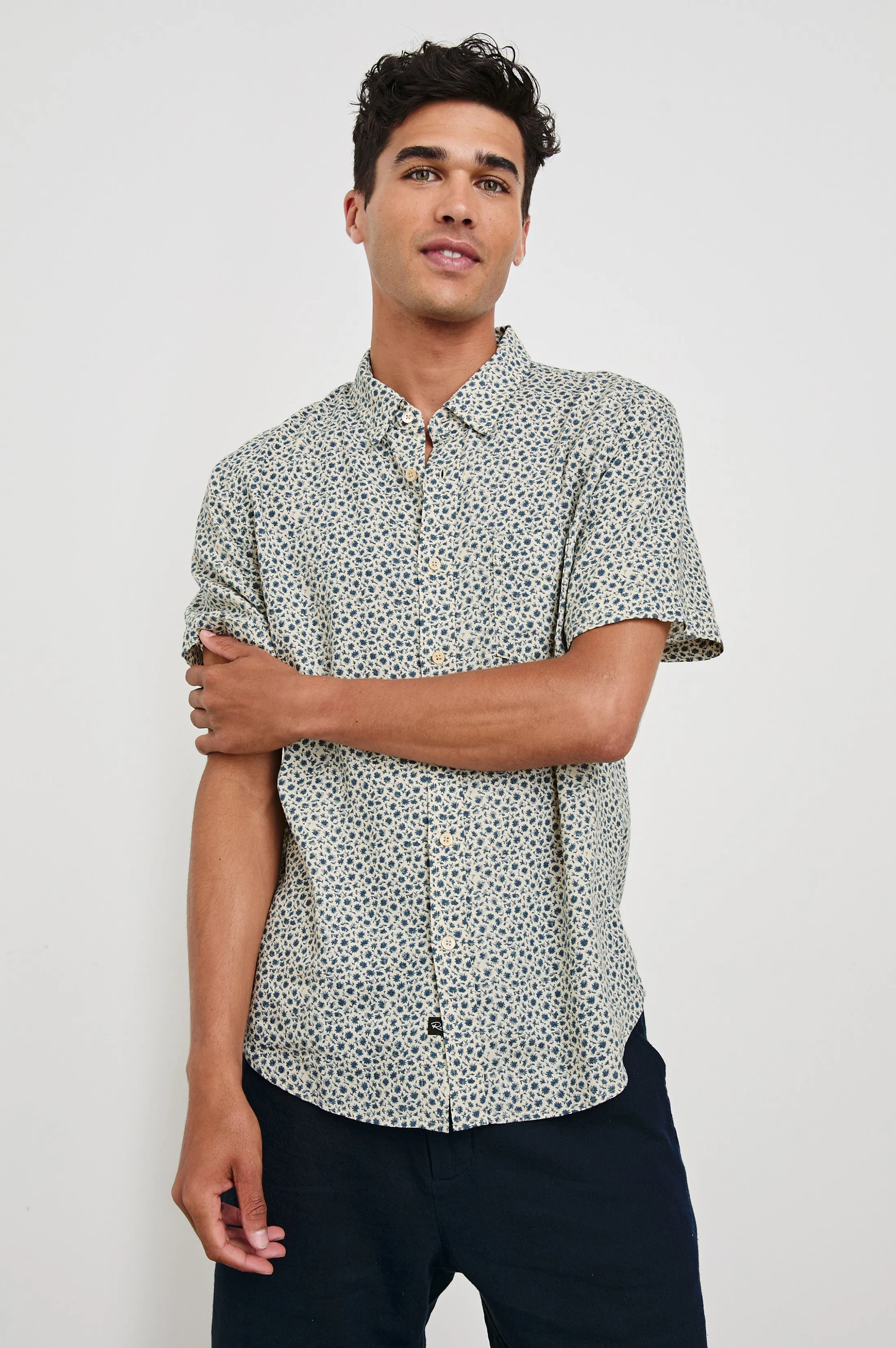 CARSON SHIRT - AUTUMN DAISY OCEAN sold by Rails product image thumbnail 5