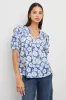 PARIS TOP - BLUE FLORAL sold by Rails