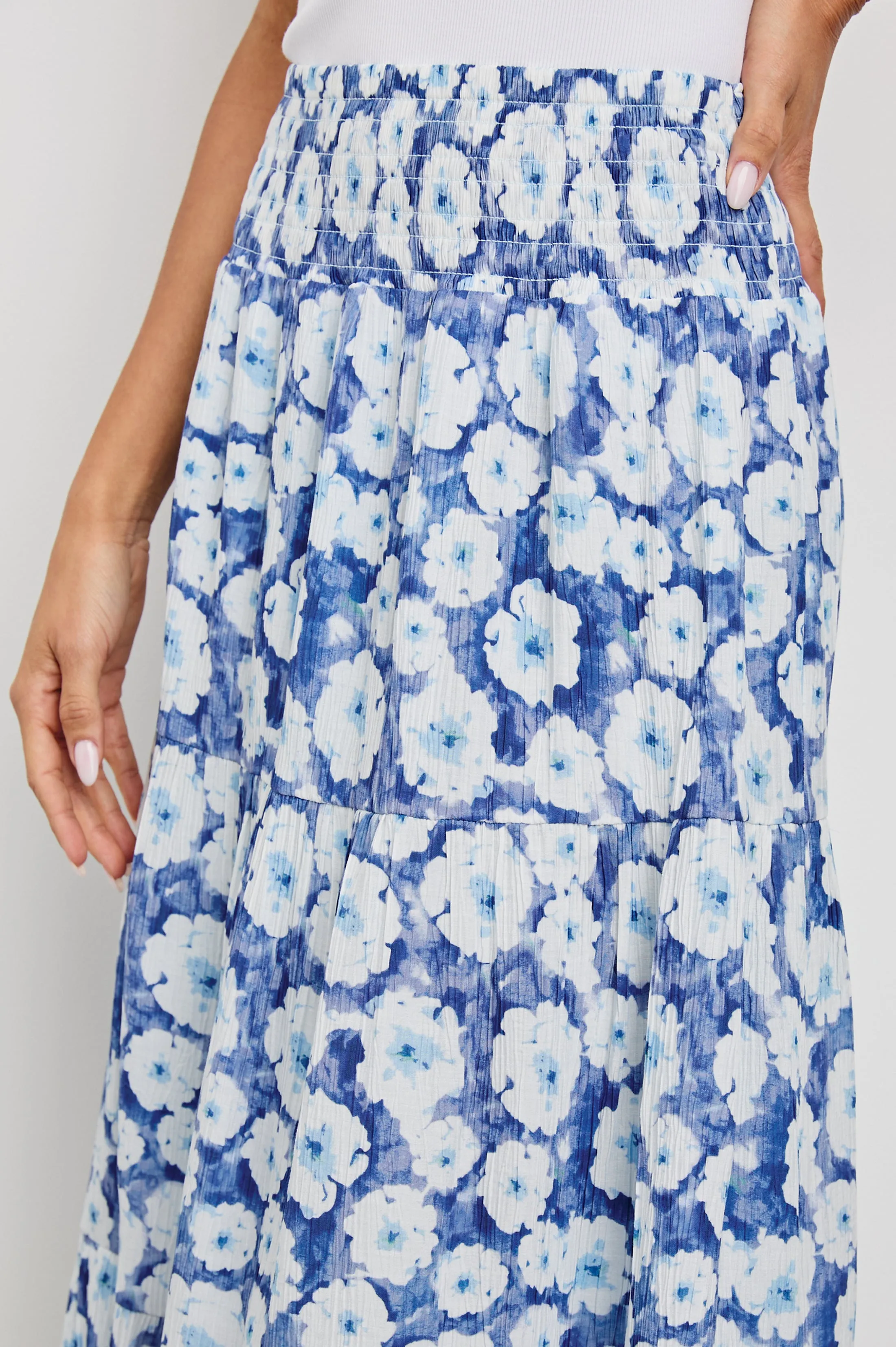 EDINA SKIRT - BLUE FLORAL sold by Rails product image thumbnail 2