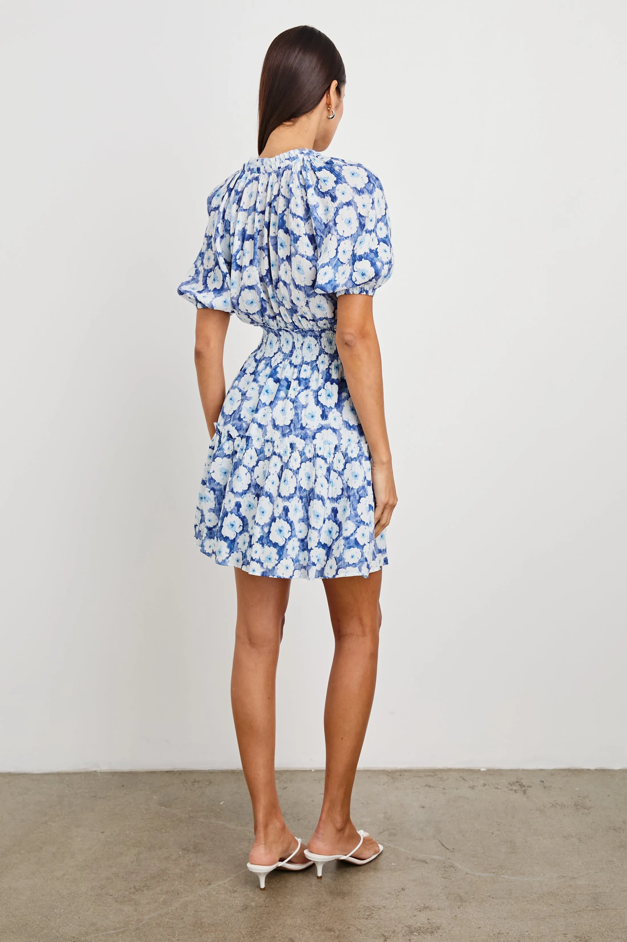 FIORELLA DRESS - BLUE FLORAL sold by Rails product image thumbnail 5