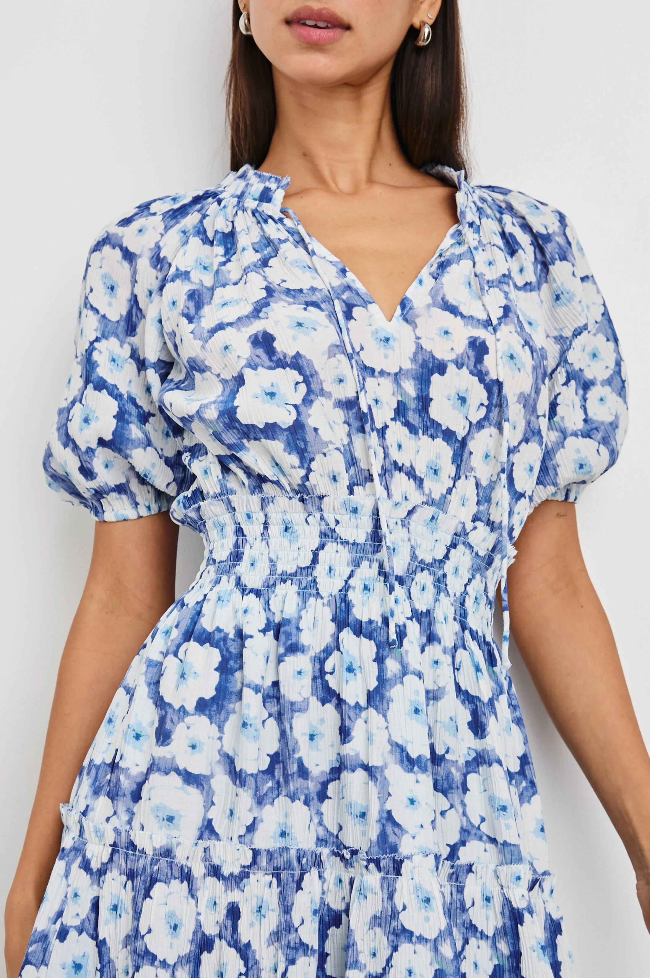 FIORELLA DRESS - BLUE FLORAL sold by Rails product image thumbnail 2