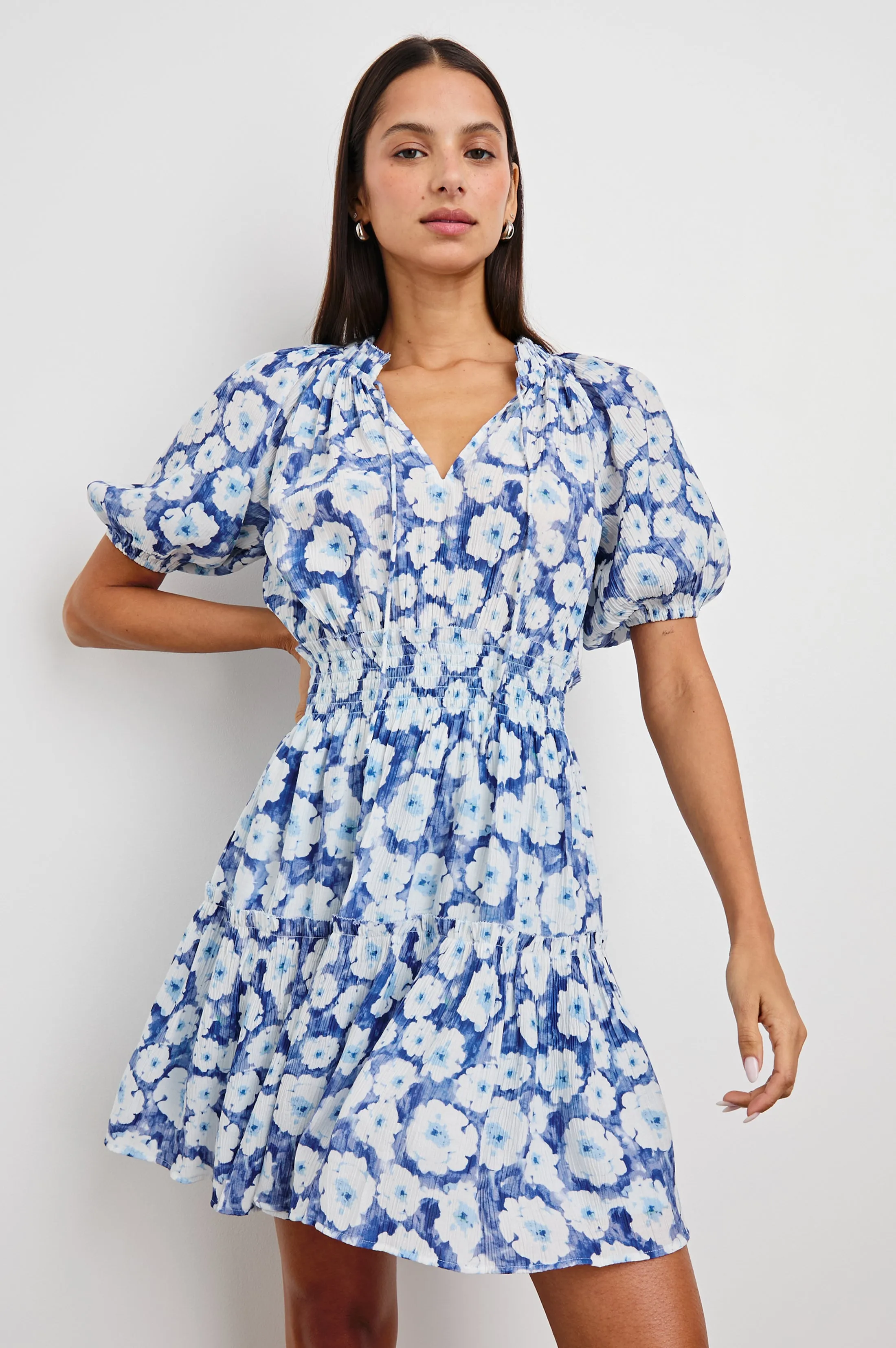 FIORELLA DRESS - BLUE FLORAL sold by Rails