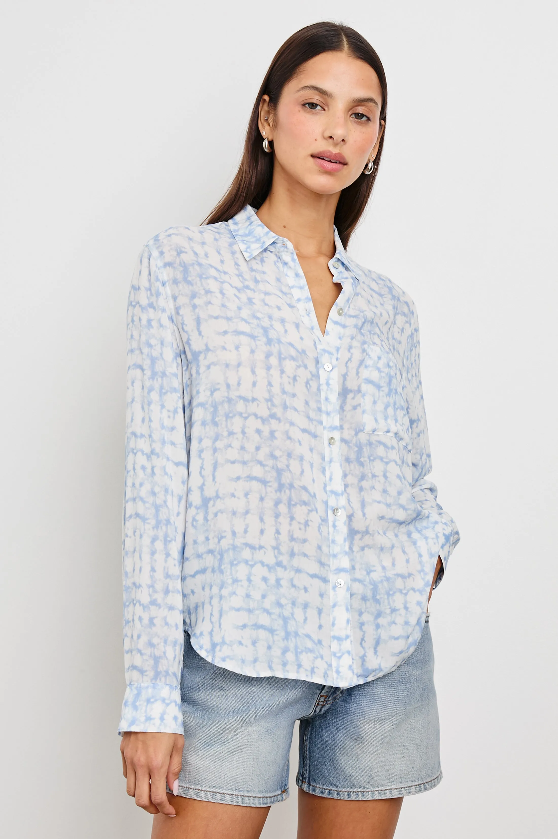 JOSEPHINE SHIRT - DIFFUSED PLAID sold by Rails product image thumbnail 4