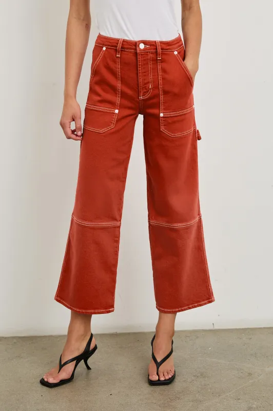 SILVERADO WIDE LEG - TERRACOTTA sold by Rails