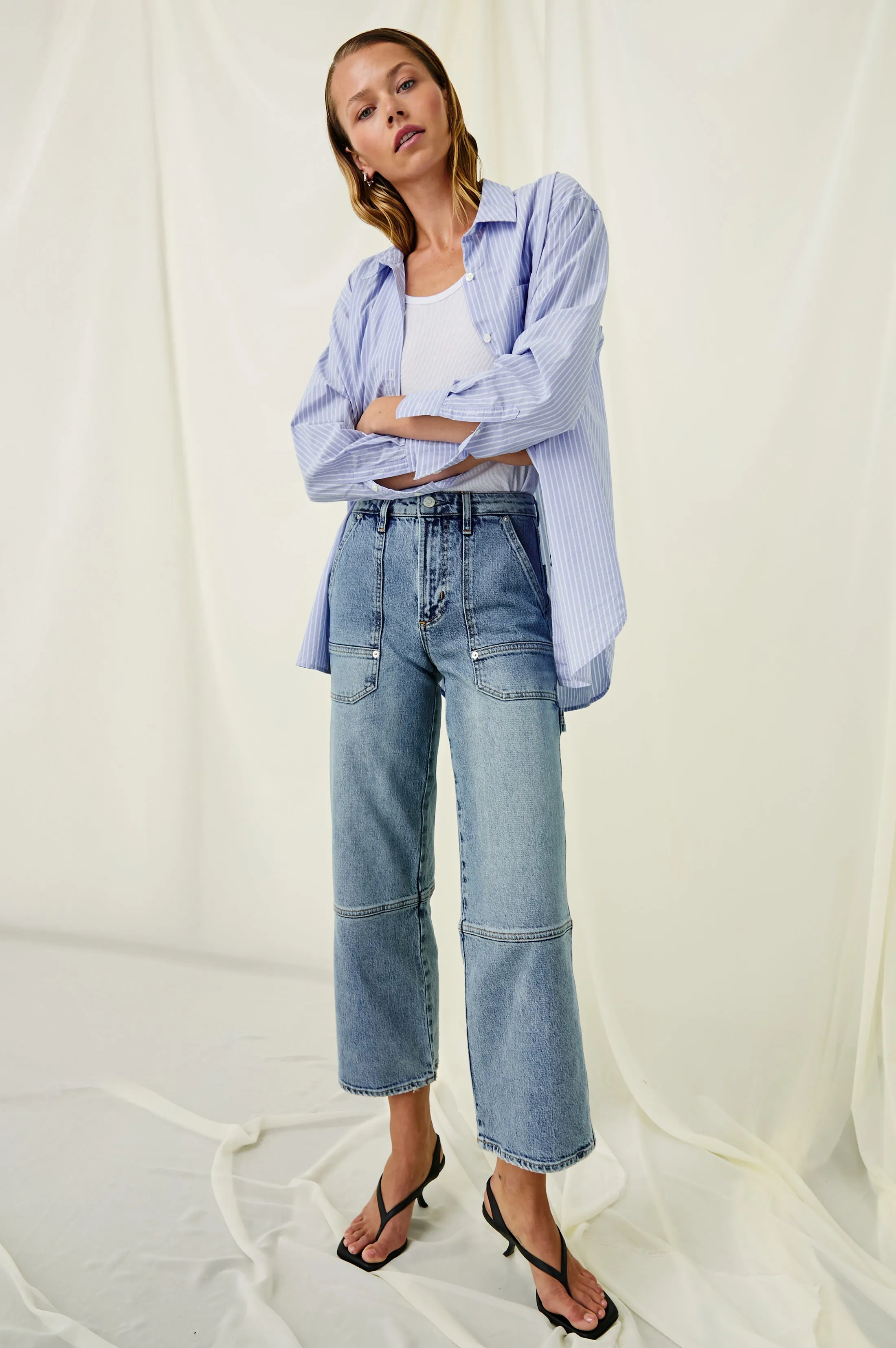 SILVERADO WIDE LEG - BLUEPRINT sold by Rails