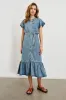KAHLO DRESS - MID BLUE sold by Rails