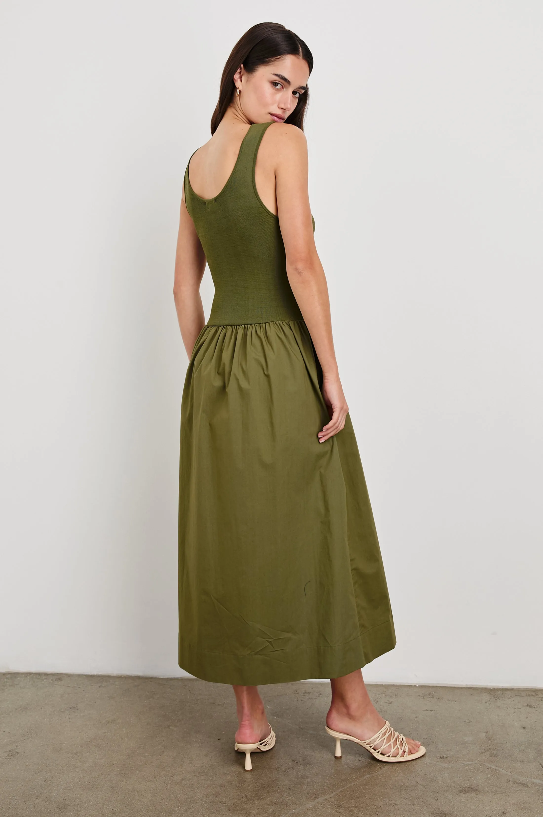 DIA DRESS - OLIVE sold by Rails product image thumbnail 4