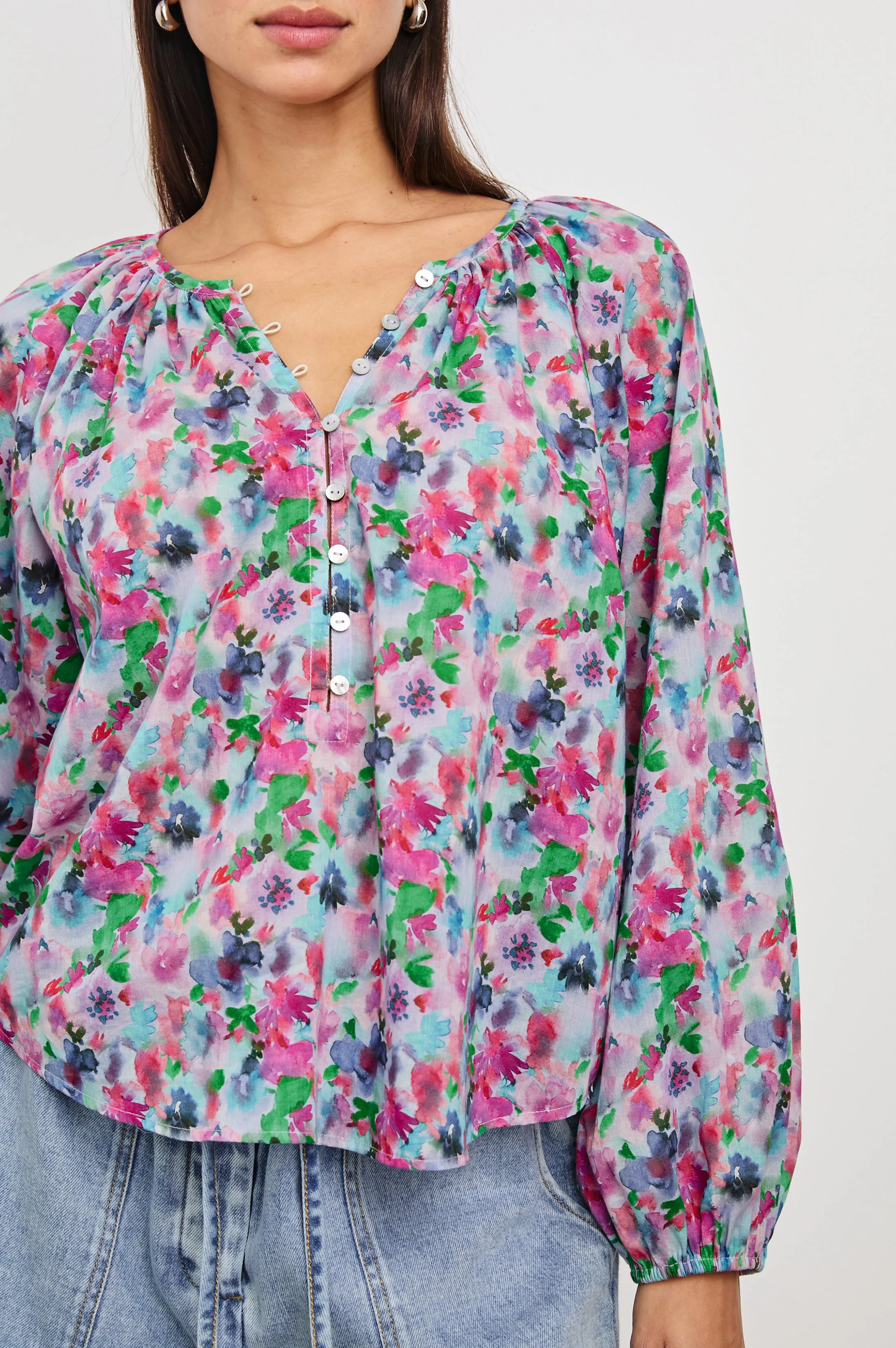 INDI TOP - SPRING MEADOW sold by Rails product image thumbnail 2
