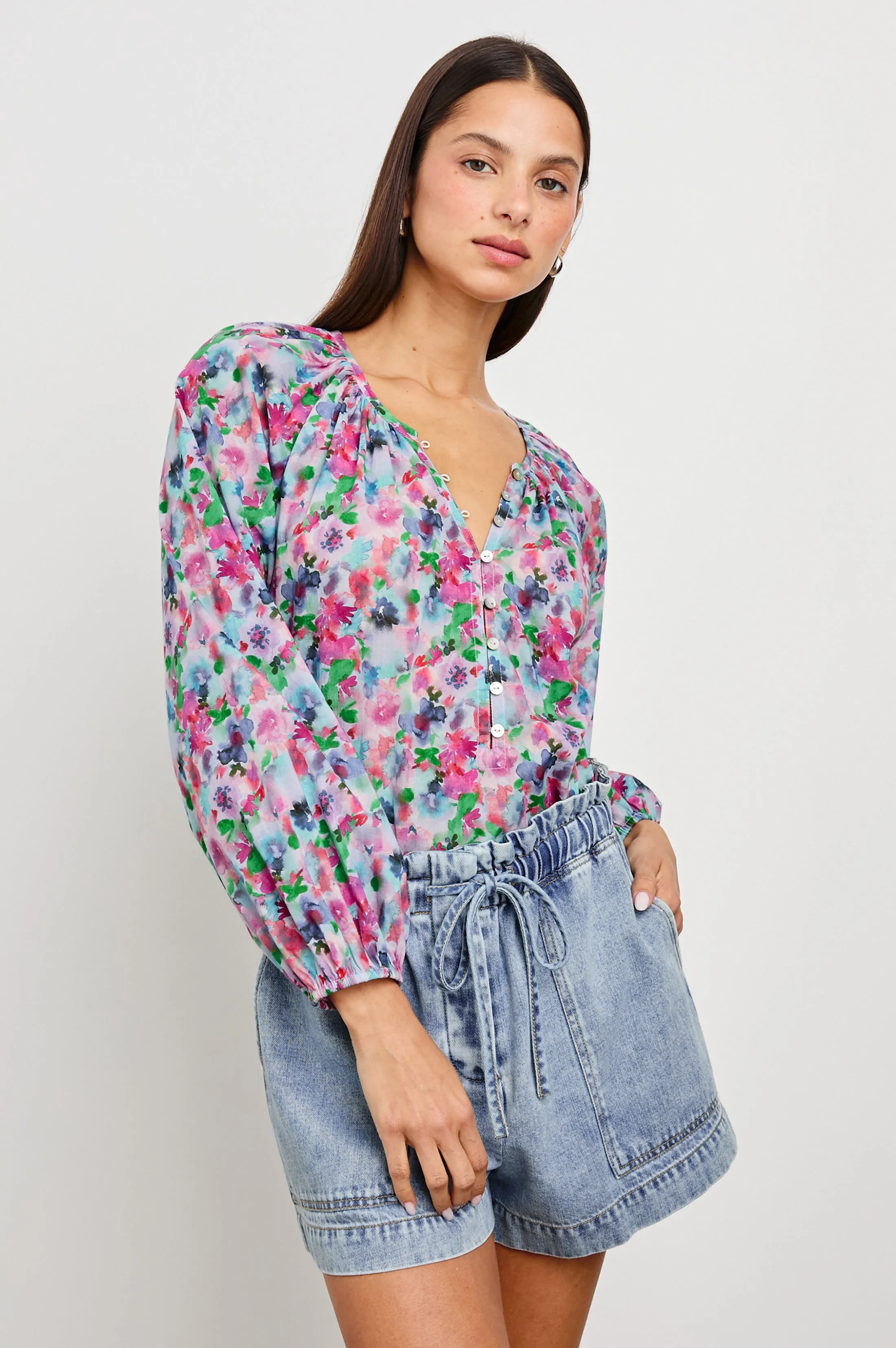 INDI TOP - SPRING MEADOW sold by Rails product image thumbnail 4